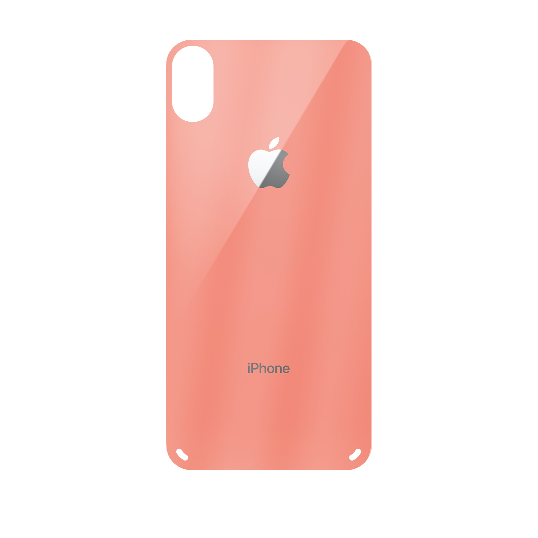 Apple iPhone Xr Crossbody hoesje (achterkant bedrukt, transparant)