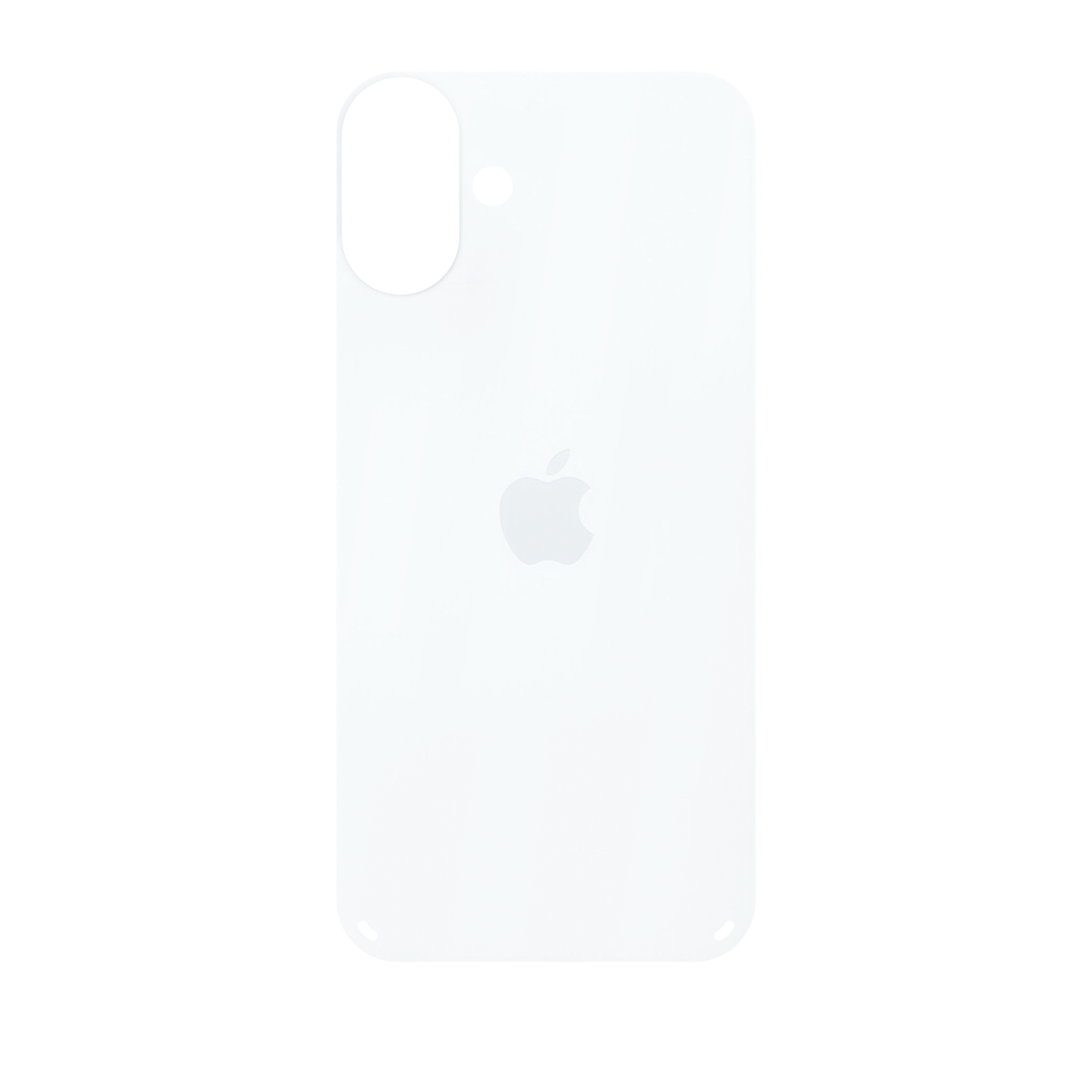 Apple iPhone 16 Plus Crossbody hoesje (achterkant bedrukt, transparant)