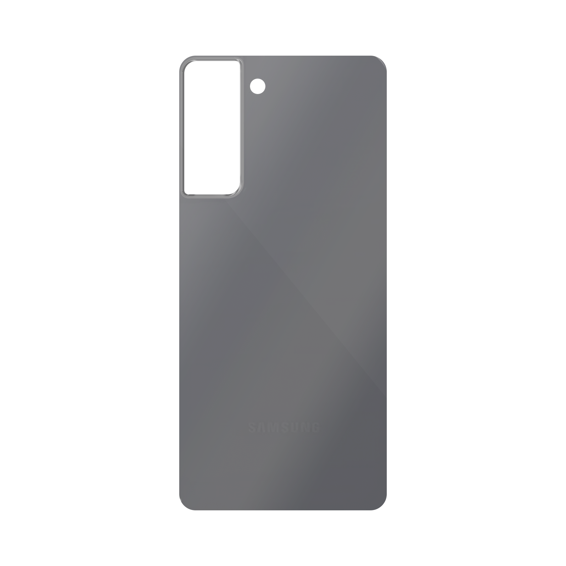 Samsung Galaxy S21 FE Zachte case (achterkant bedrukt, transparant)