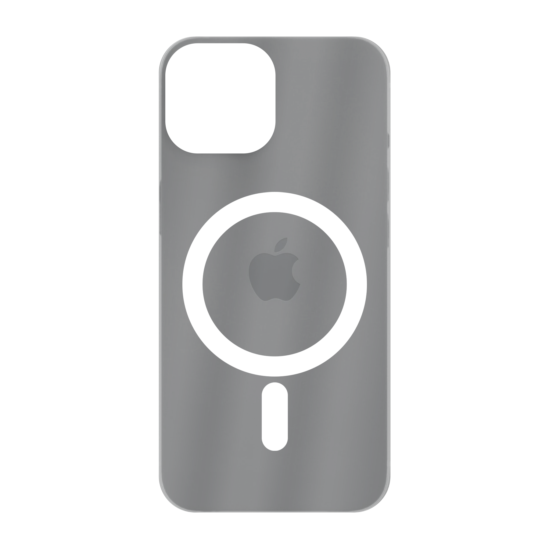 Apple iPhone 15 Hybride hoesje met MagSafe (achterkant bedrukt, transparant)