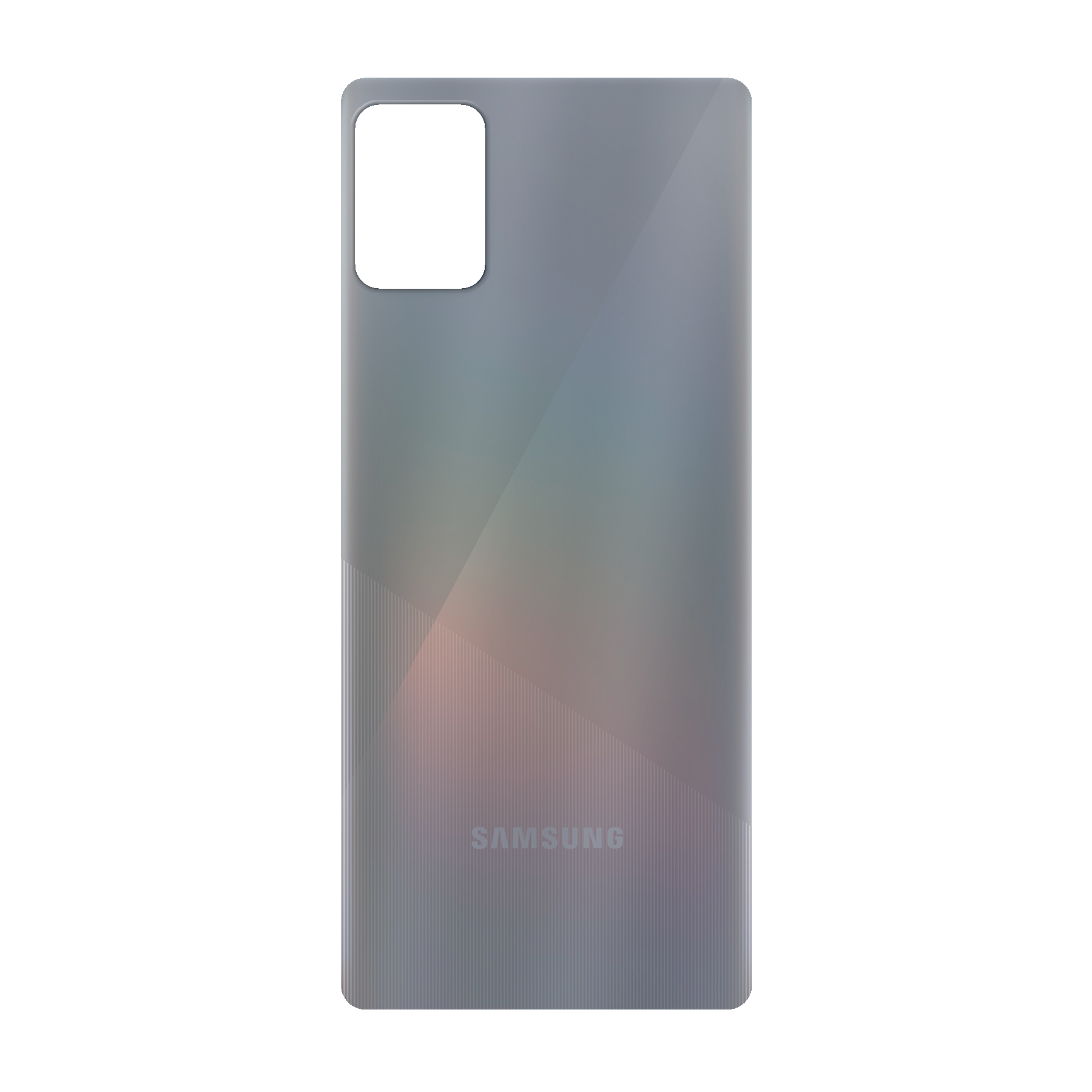 Samsung Galaxy A51 4G Zachte hoes (achterkant bedrukt, transparant)