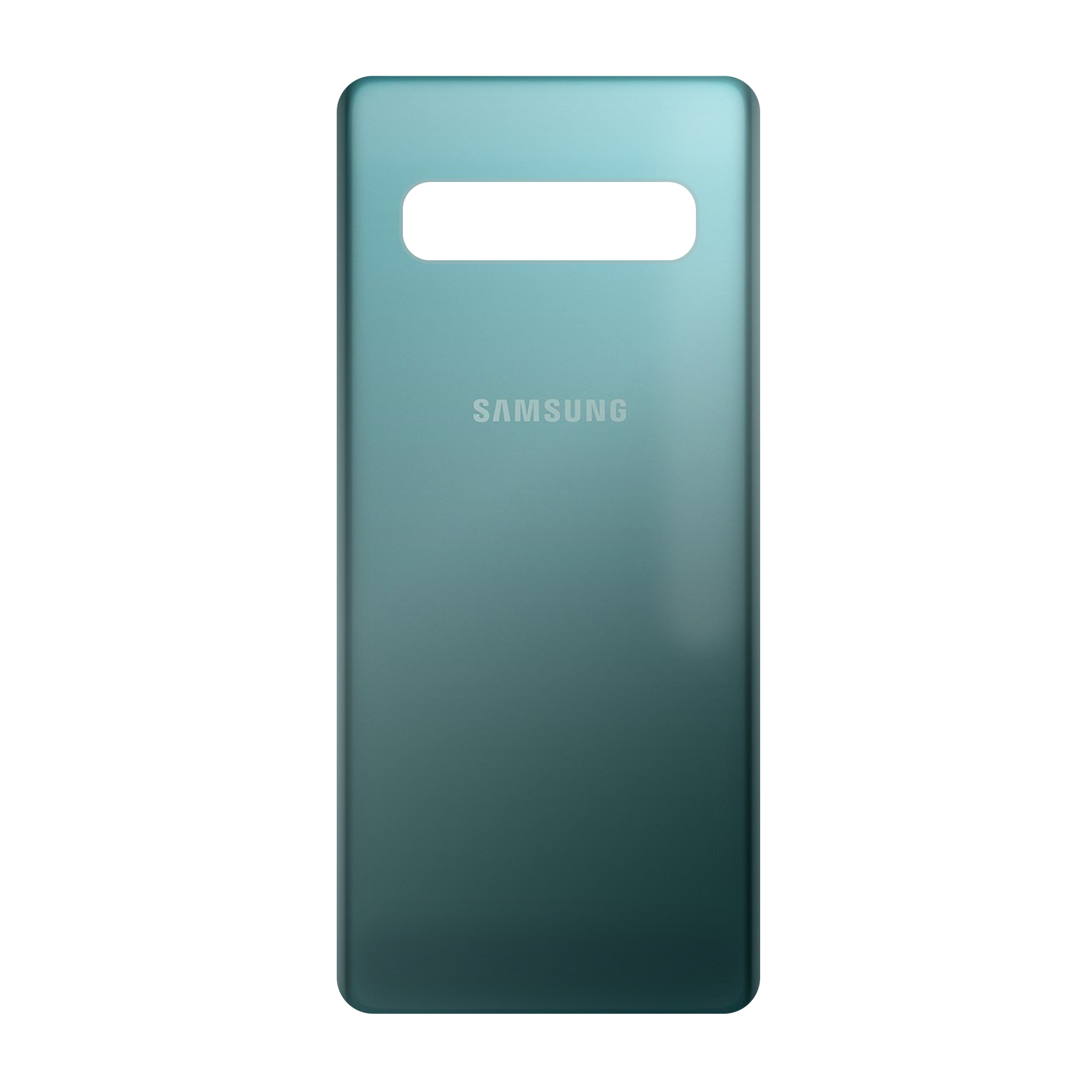 Samsung Galaxy S10 Zachte hoes (achterkant bedrukt, transparant)