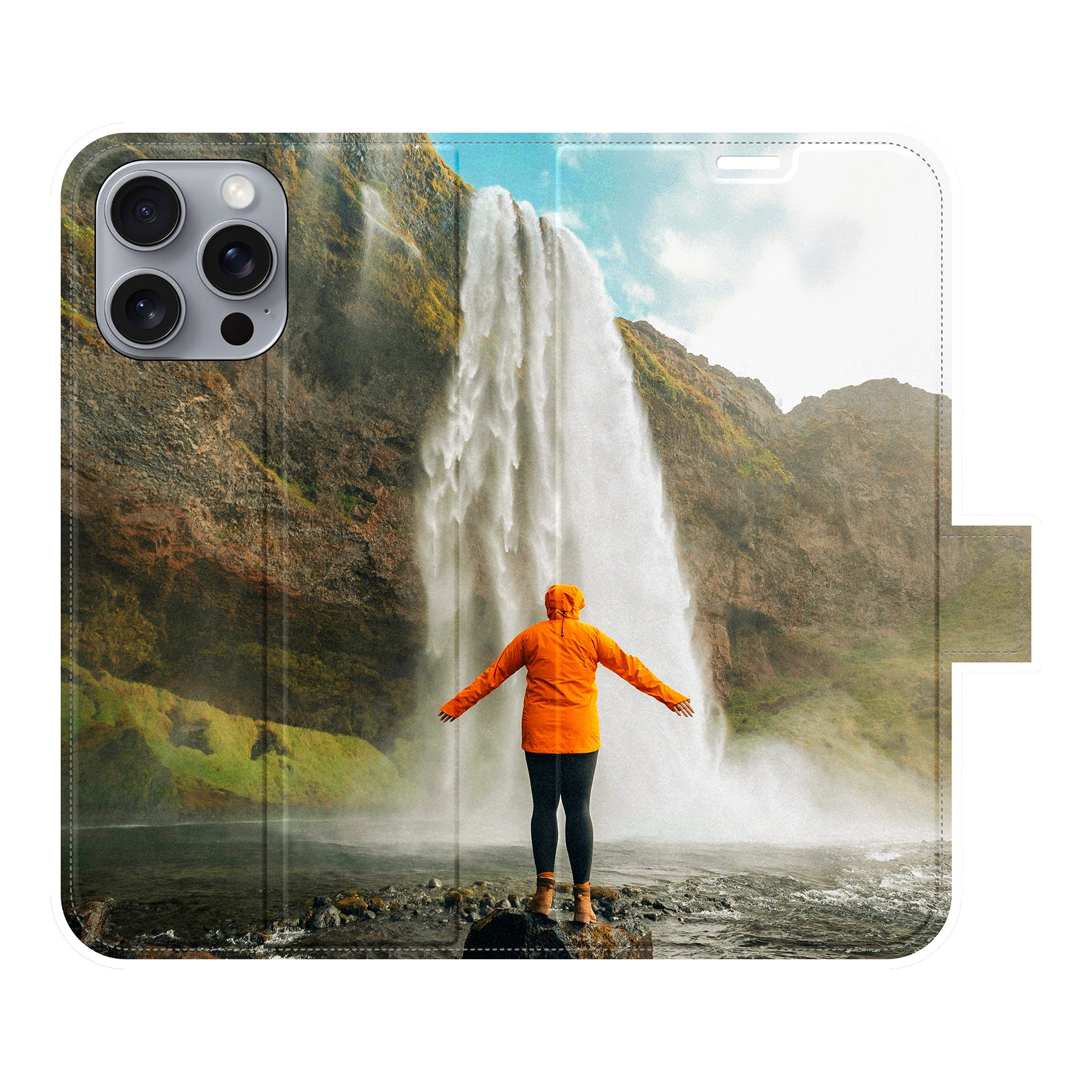 Apple iPhone 16 Pro Max Wallet-hoesje (volledig bedrukt)