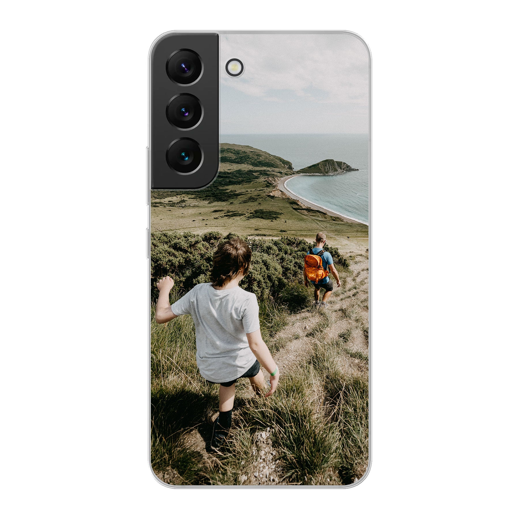 Samsung Galaxy S22 Hardcase (achterkant bedrukt, transparant)