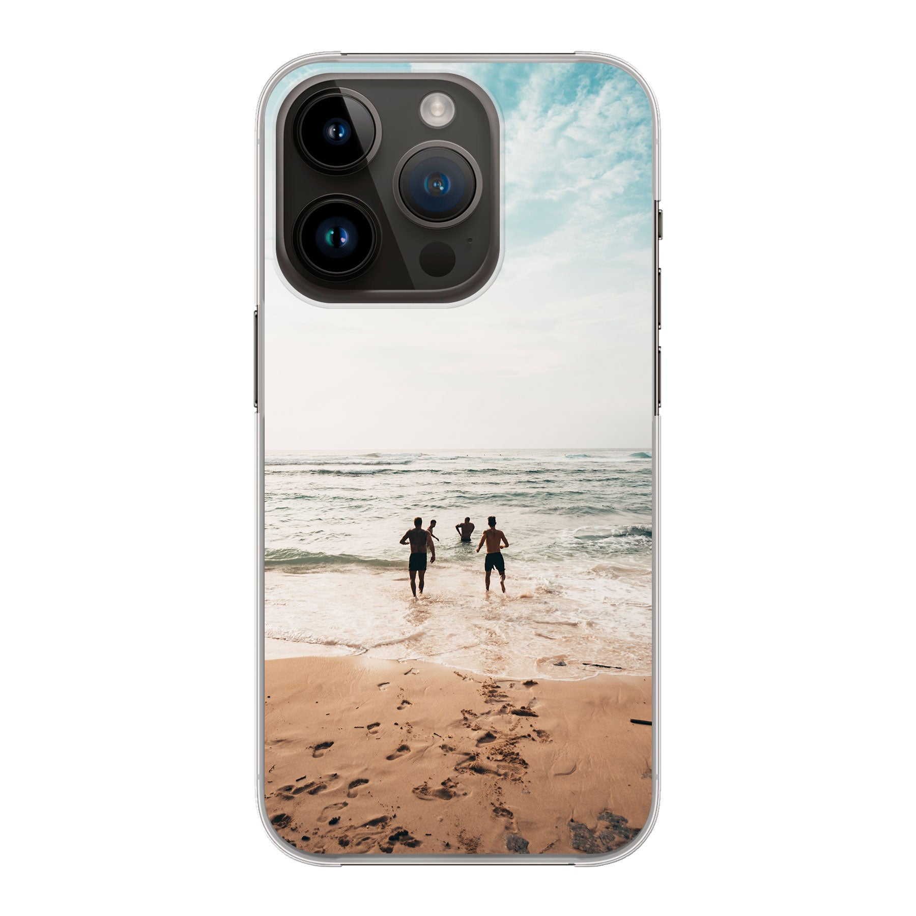 Apple iPhone 14 Pro Hardcase (achterkant bedrukt, transparant)
