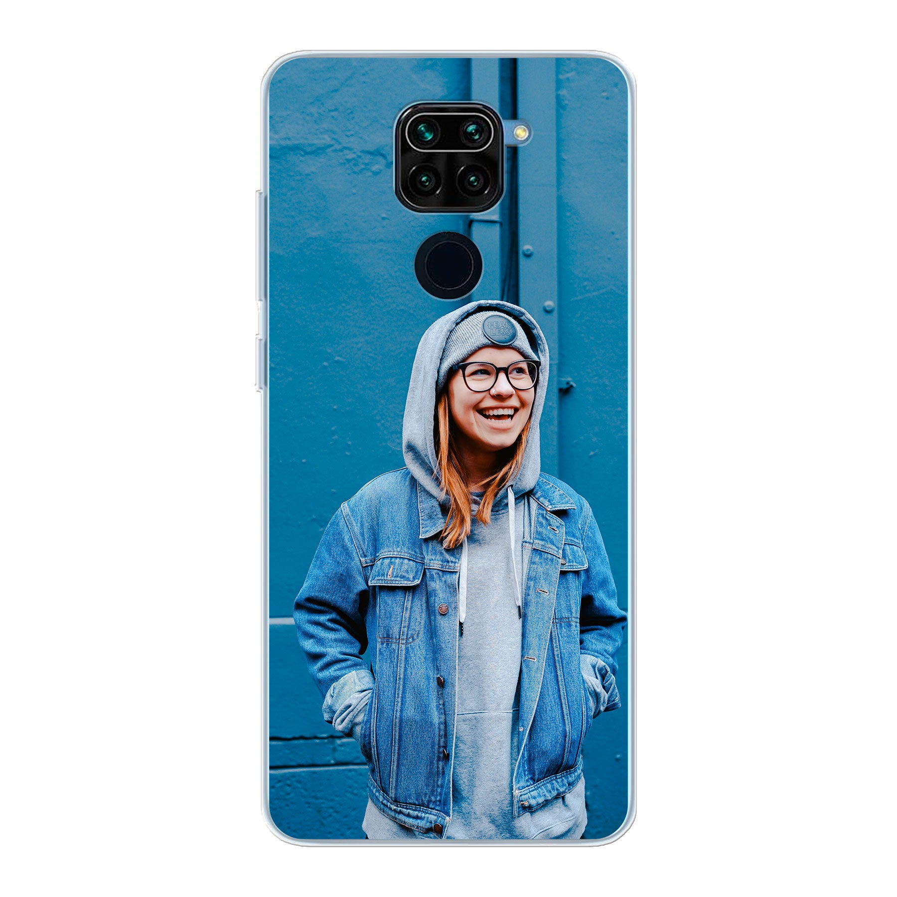 Xiaomi Redmi Note 9 Zachte hoes (achterkant bedrukt, transparant)