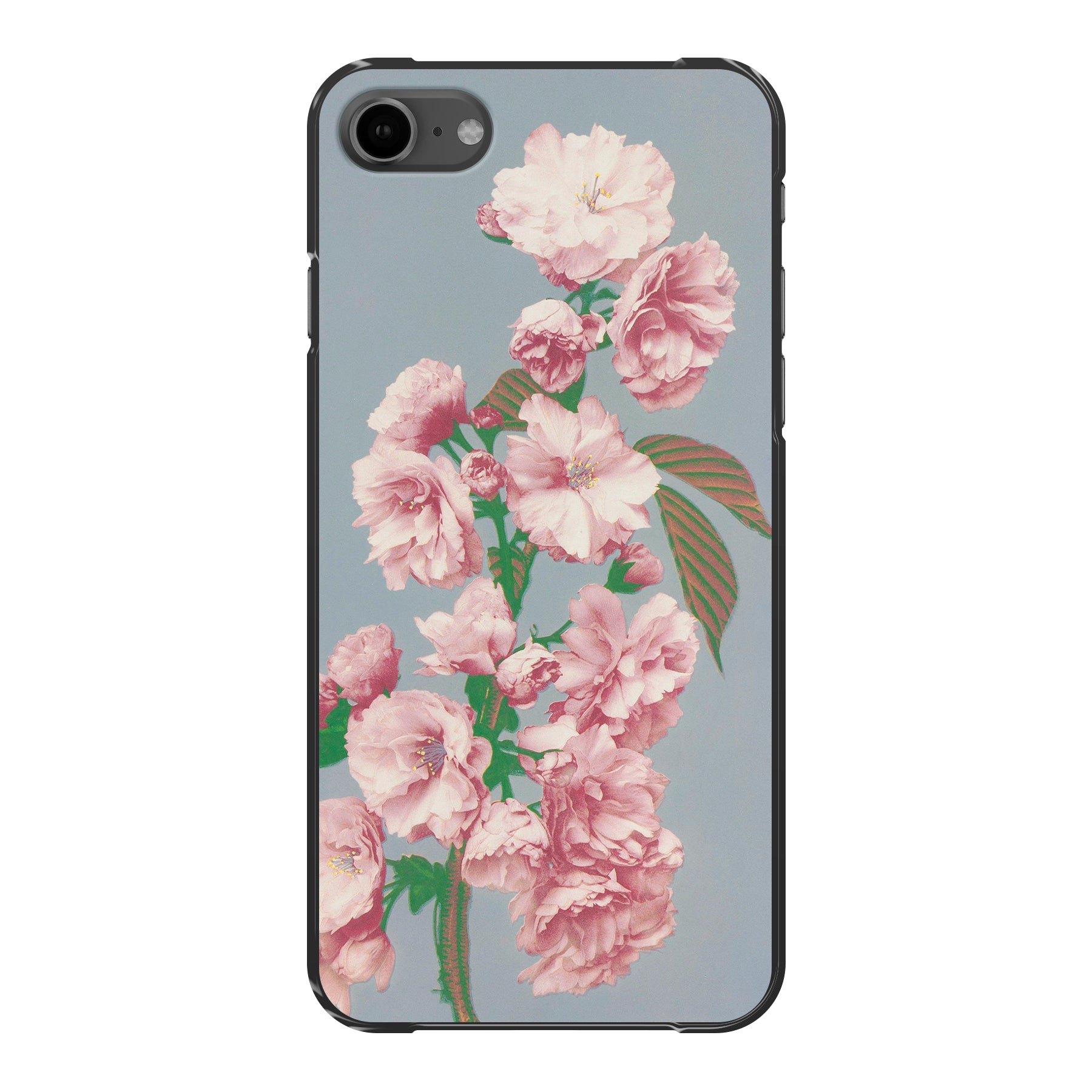 Apple iPhone 7 / 8 / SE (2020) / SE (2022) Hardcase (achterkant bedrukt, zwart)