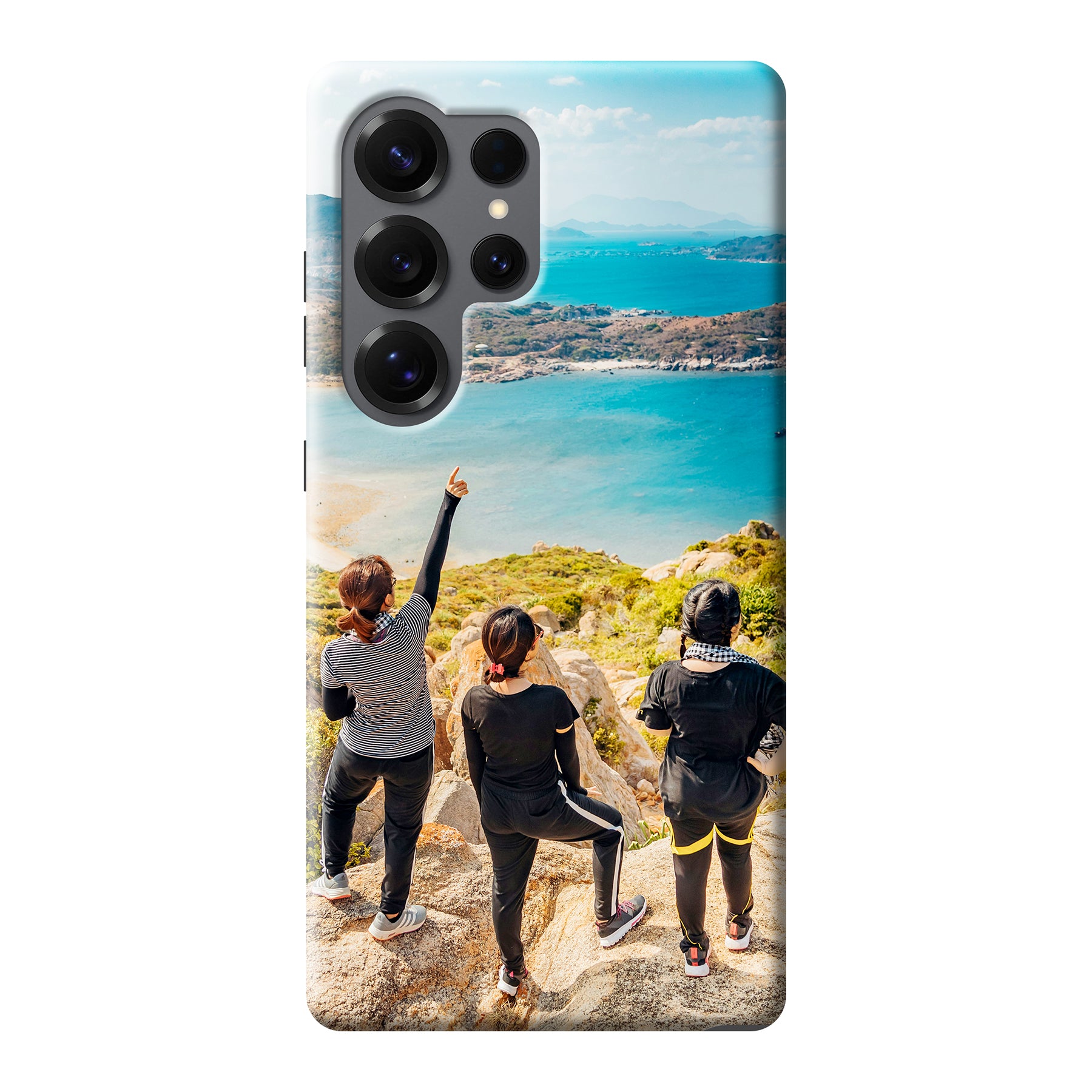 Samsung Galaxy S25 Ultra Tough hoesje (volledig bedrukt, zwarte inzet)