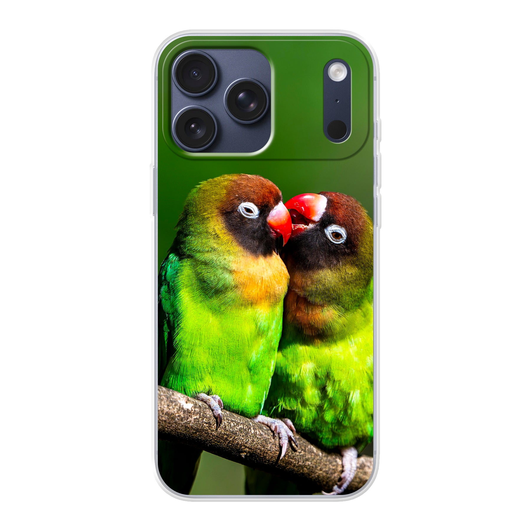Apple iPhone 17 Pro Max Zachte hoes (achterkant bedrukt, transparant)