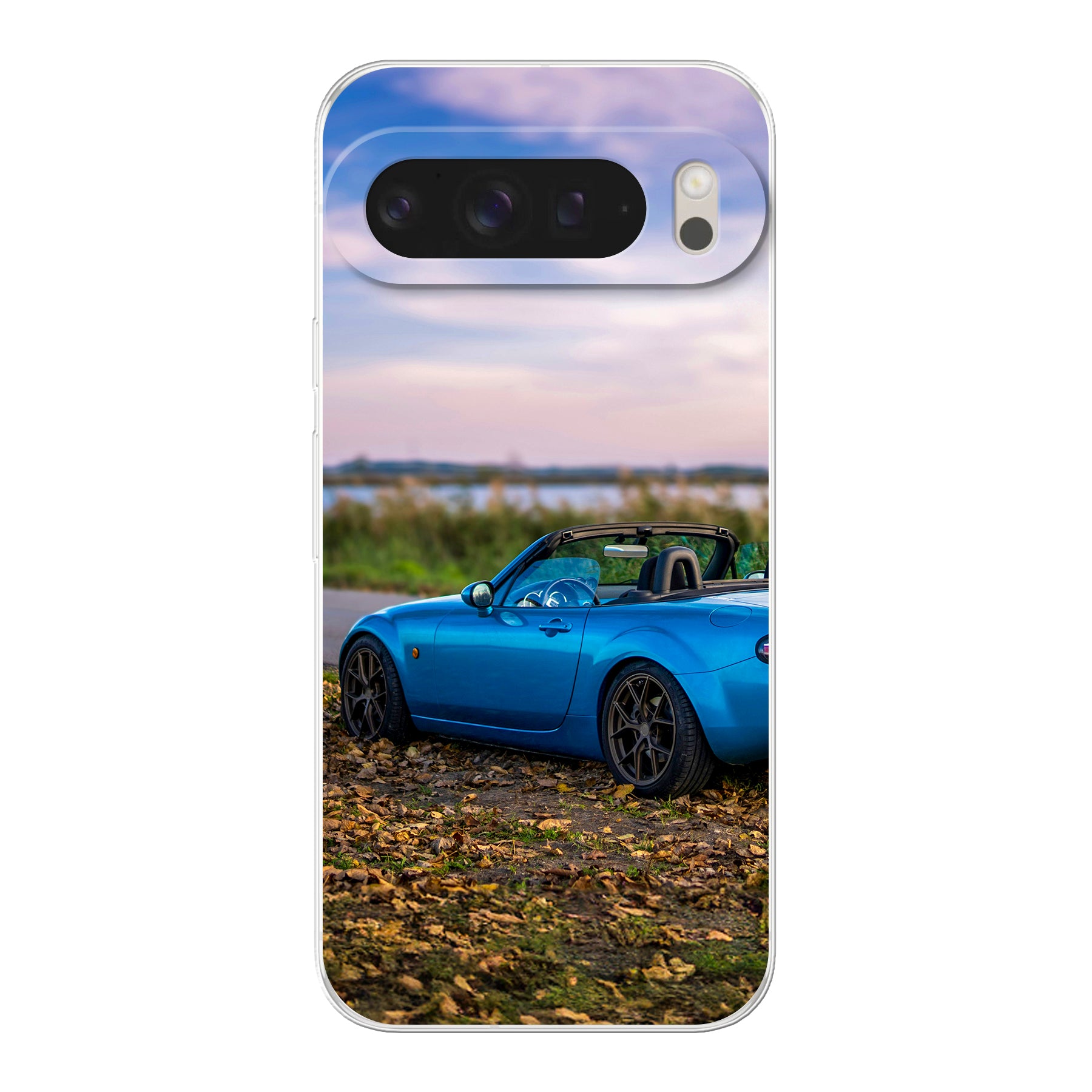 Google Pixel 9 Pro XL Zachte hoes (achterkant bedrukt, transparant)