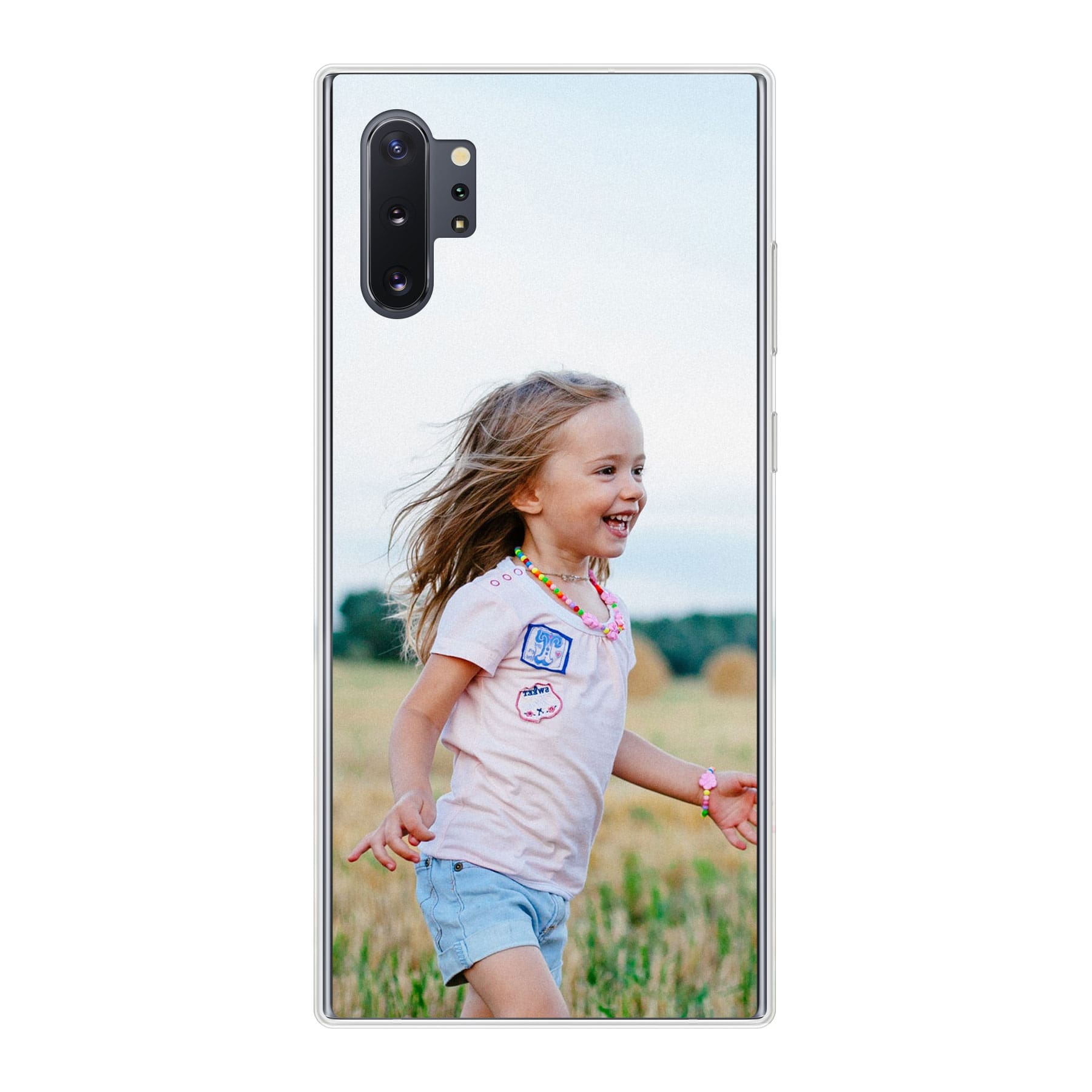Samsung Galaxy Note 10 Plus / Galaxy Note 10 Plus 5G Zachte hoes (achterkant bedrukt, transparant)