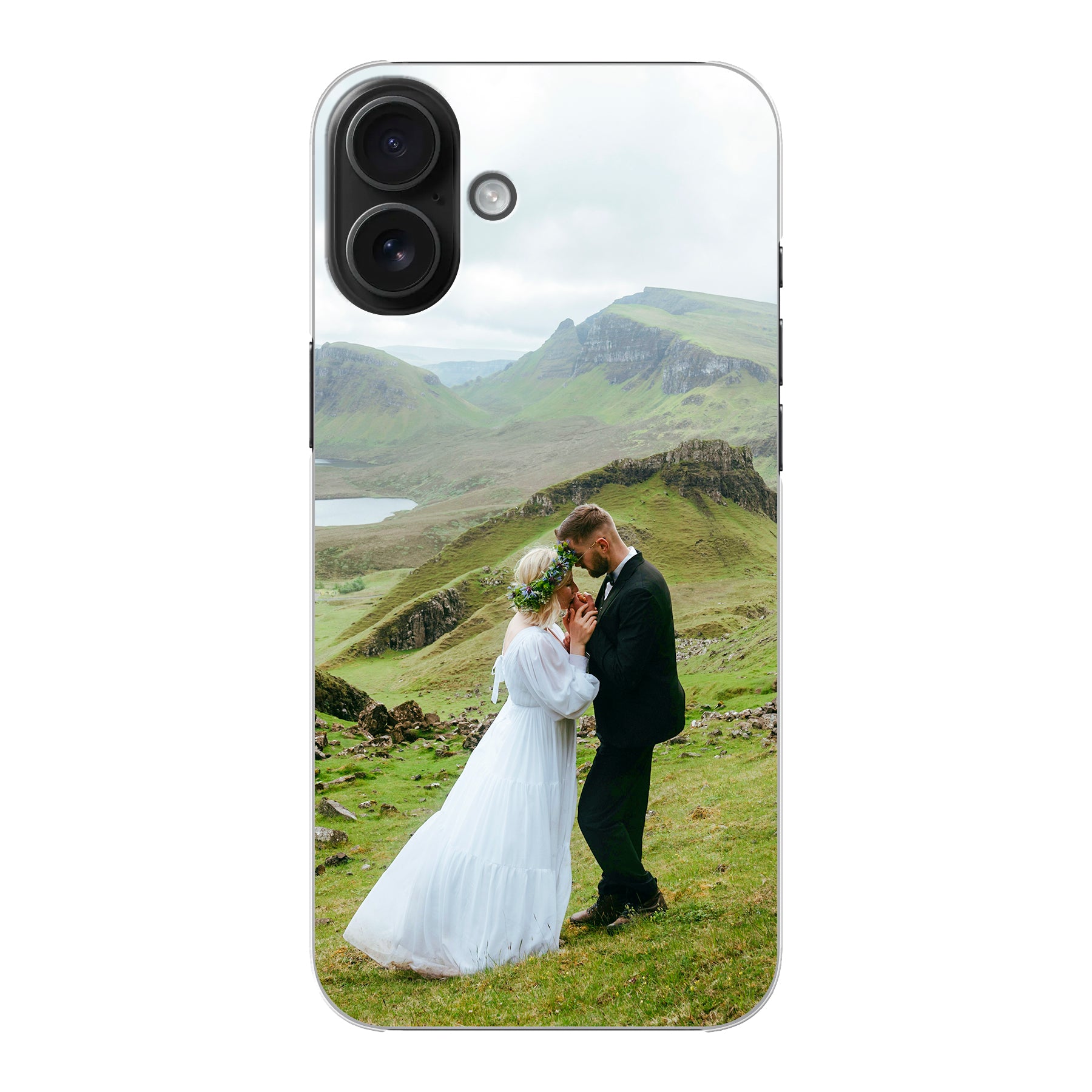 Apple iPhone 16 Plus Hardcase (achterkant bedrukt, transparant)