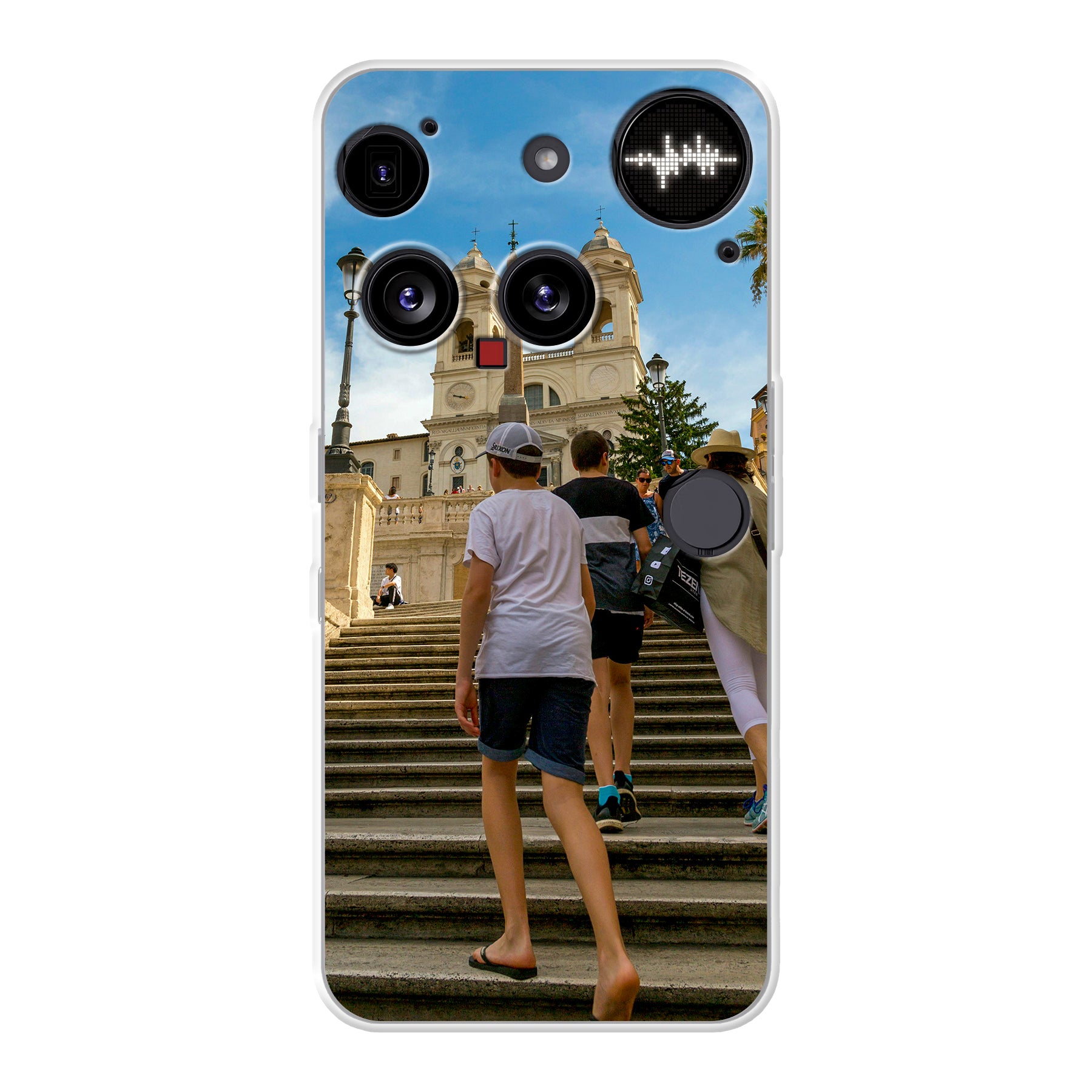 Nothing Phone (3) Zachte hoes (achterkant bedrukt, transparant)