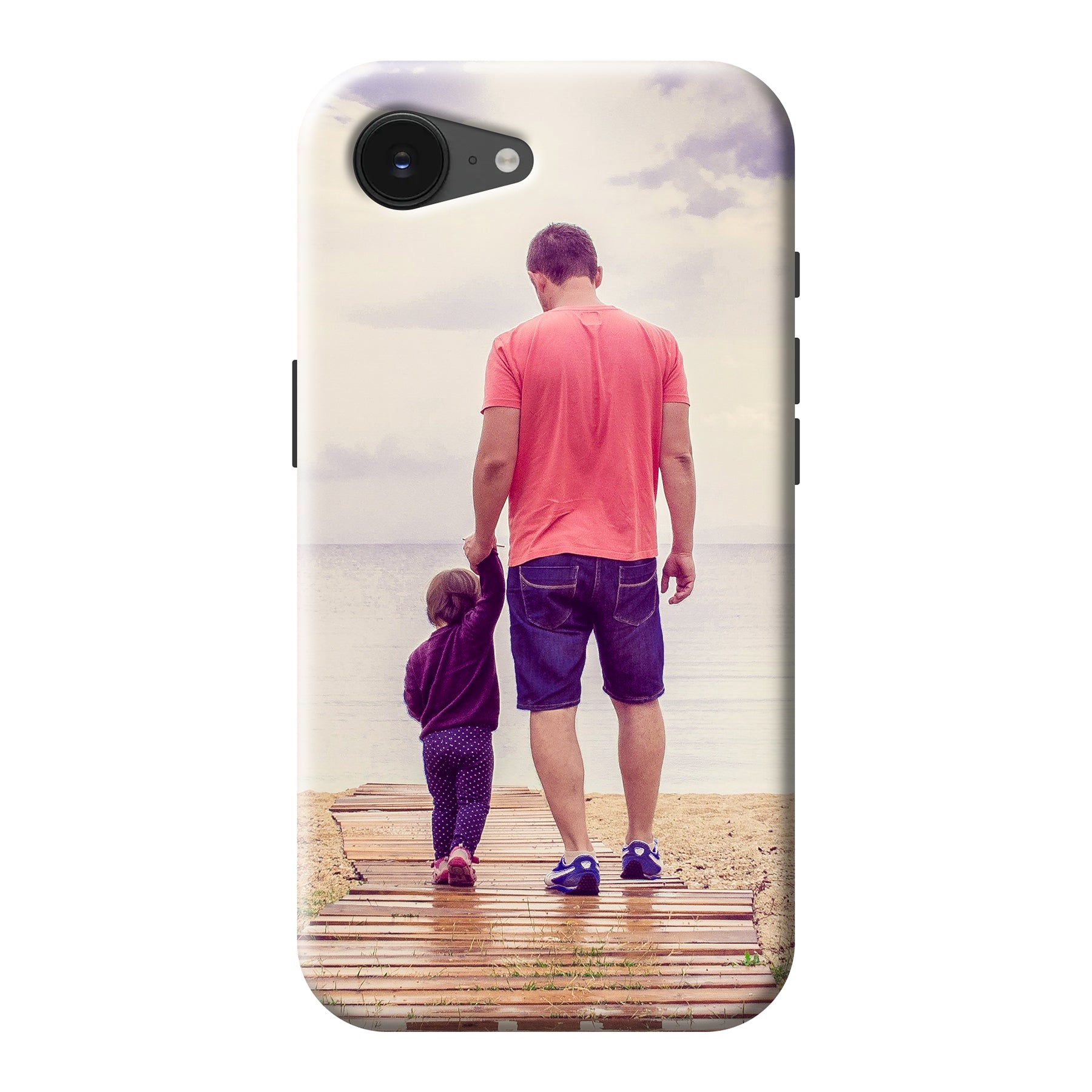 Apple iPhone 16e Tough case (volledig bedrukt, zwarte inzet)