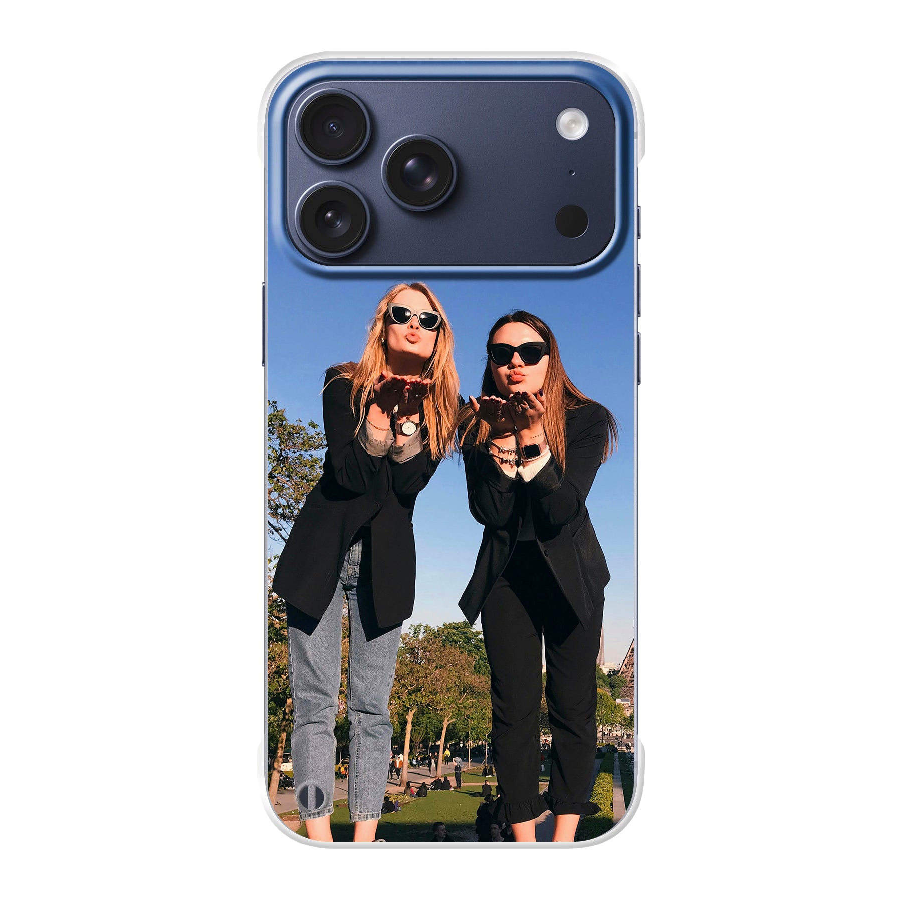 Apple iPhone 17 Pro Max Hardcase (achterkant bedrukt, transparant)