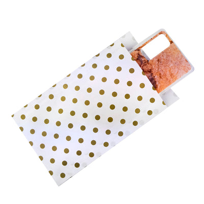 Cadeauverpakking telefoonhoesje gouden stippen