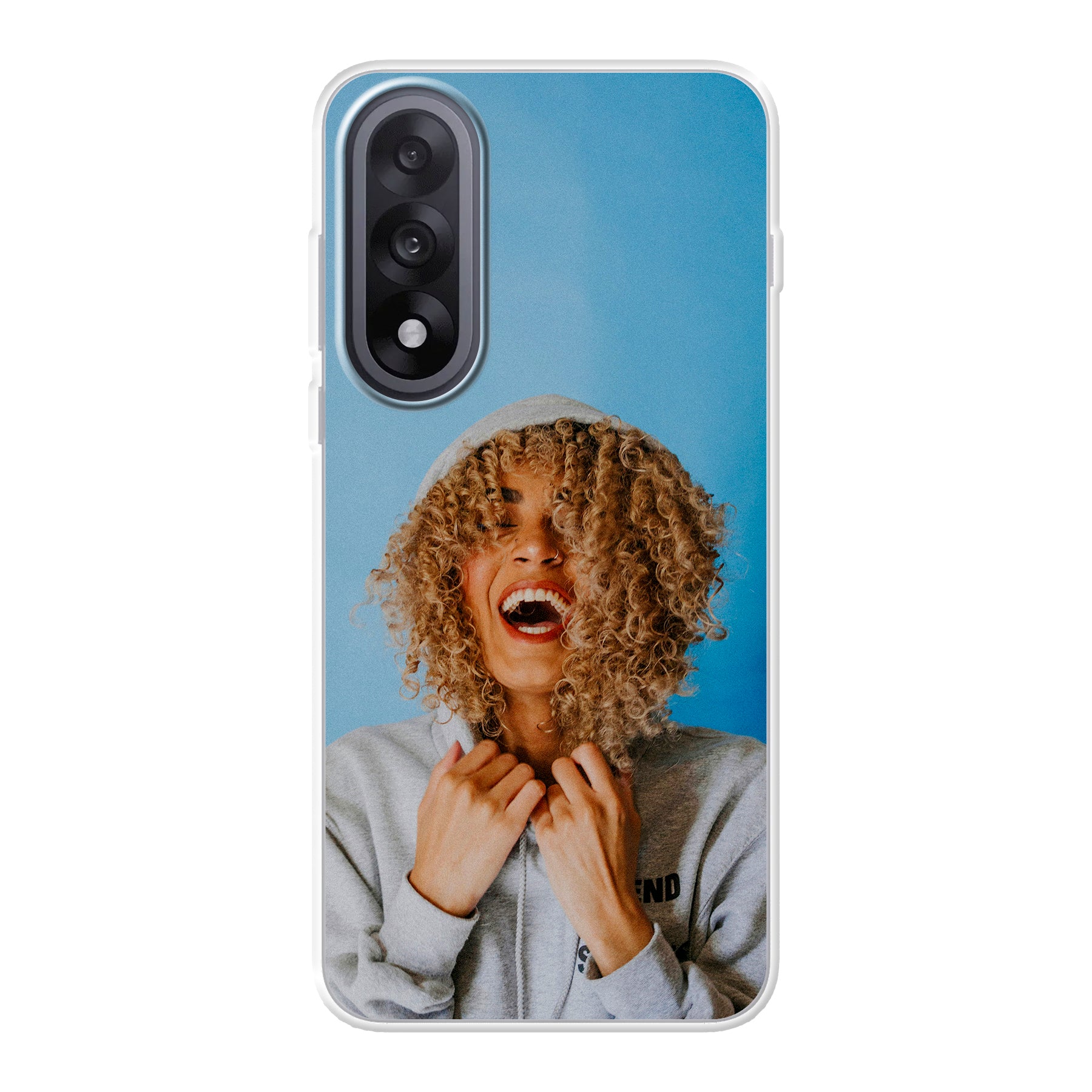 OnePlus Nord 5 Zachte hoes (achterkant bedrukt, transparant)