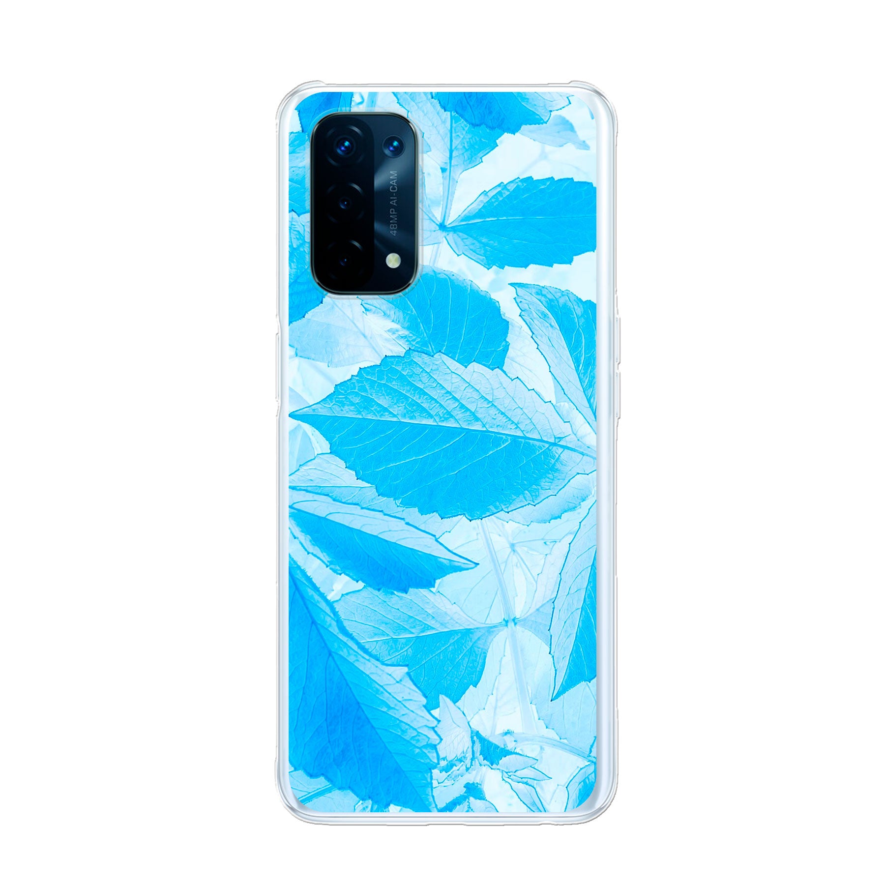 Oppo A74 5G / A93 5G Zachte case (achterkant bedrukt, transparant)