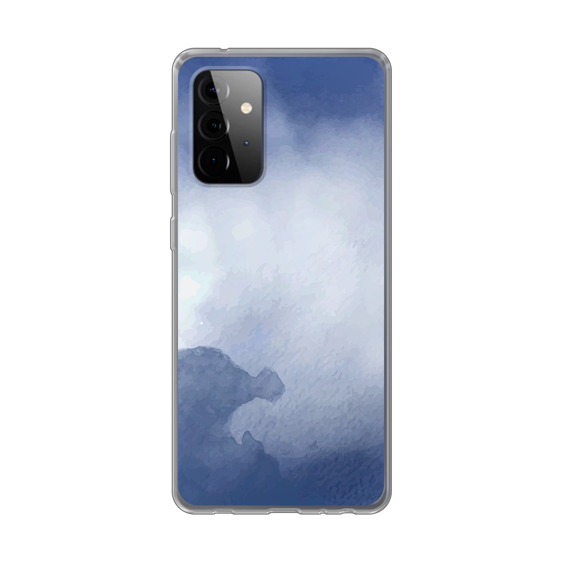 Samsung Galaxy A72 / Galaxy A72 5G Zachte hoes (achterkant bedrukt, transparant)