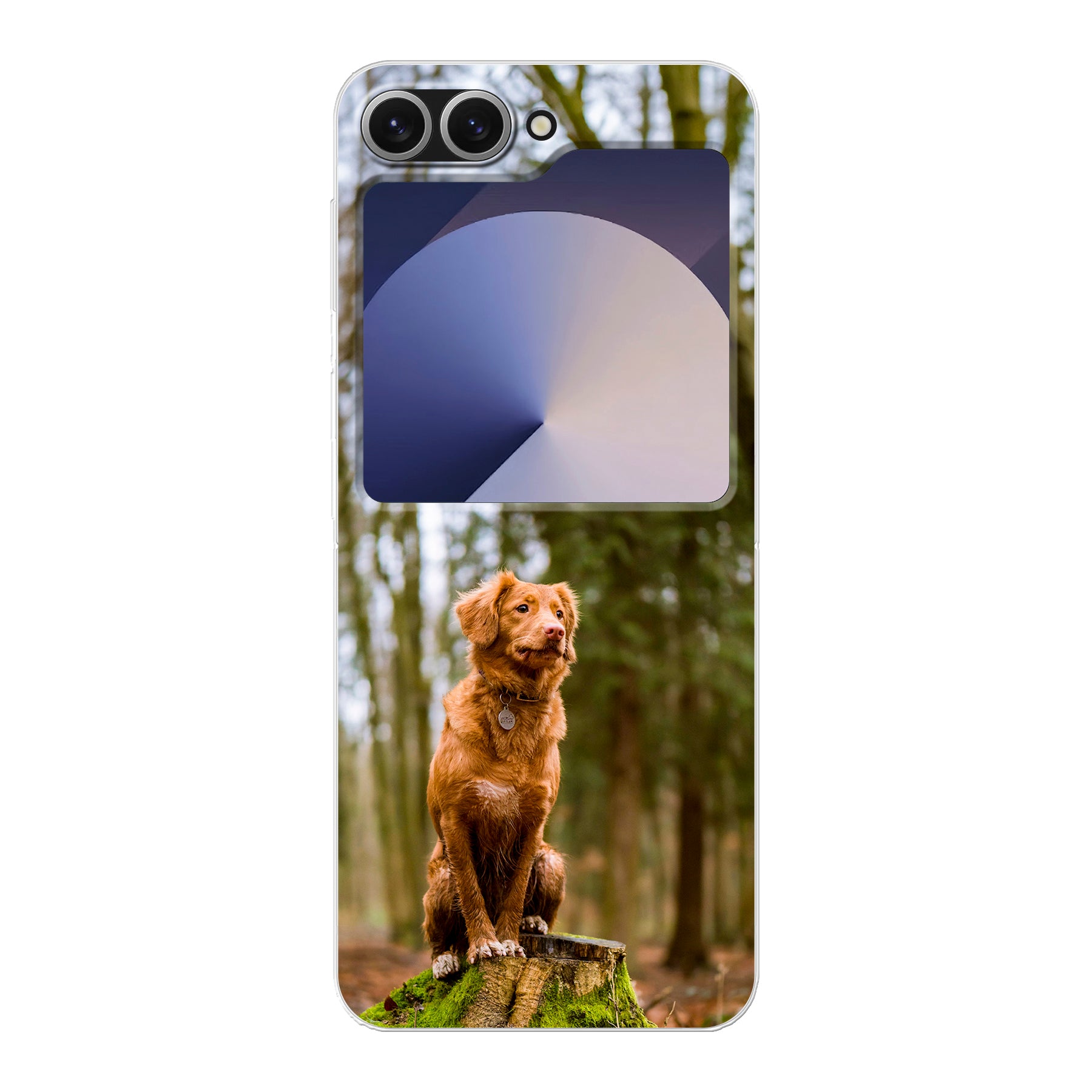 Samsung Galaxy Z Flip6 Hardcase (achterkant bedrukt, transparant)