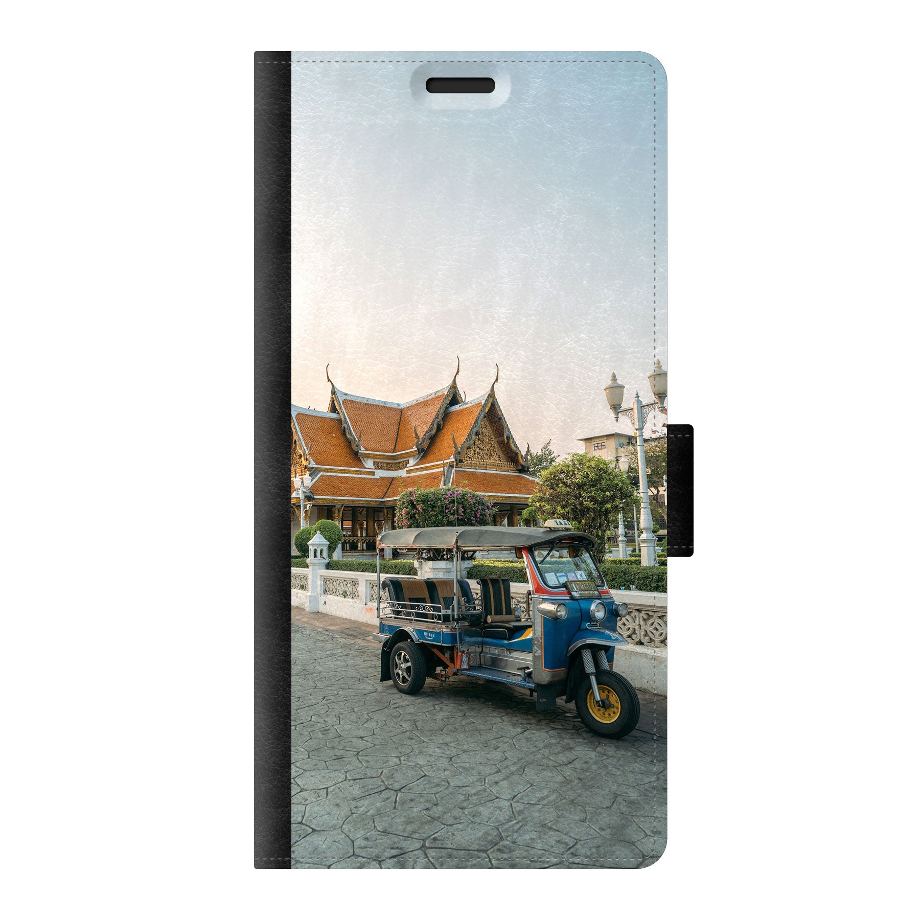 Samsung Galaxy S22 Ultra Wallet case (front printed, black)