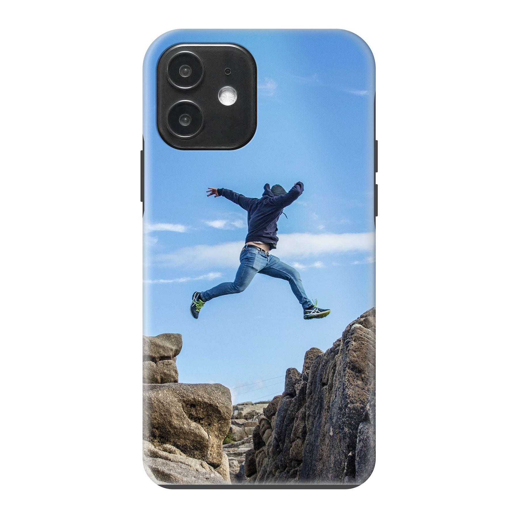 Apple iPhone 12 / iPhone 12 Pro Tough case (volledig bedrukt, zwarte inzet)