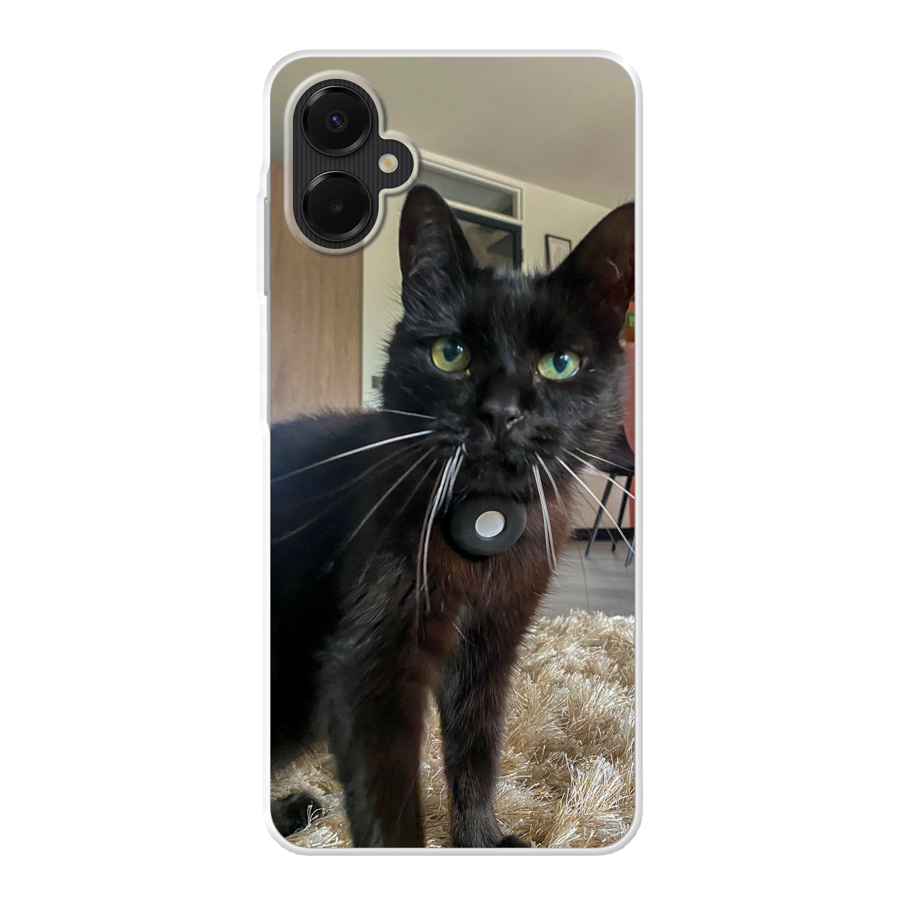 Samsung Galaxy A06 5G zachte hoes (achterkant bedrukt, transparant)