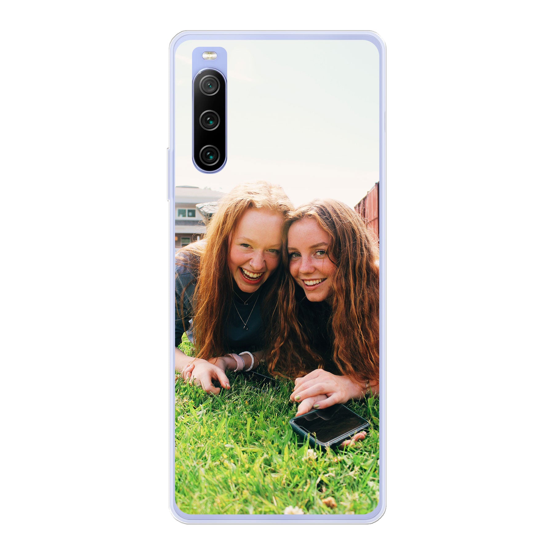 Sony Xperia 10 IV Zachte hoes (achterkant bedrukt, transparant)