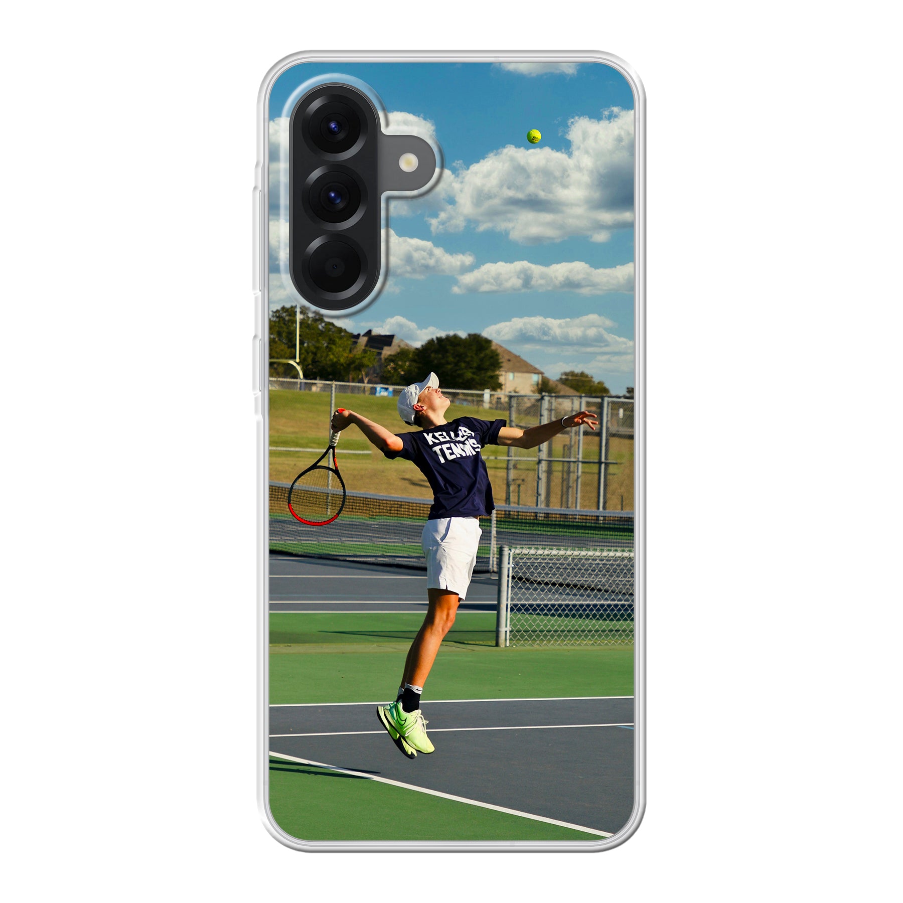 Samsung Galaxy A56 Zachte hoes (achterkant bedrukt, transparant)