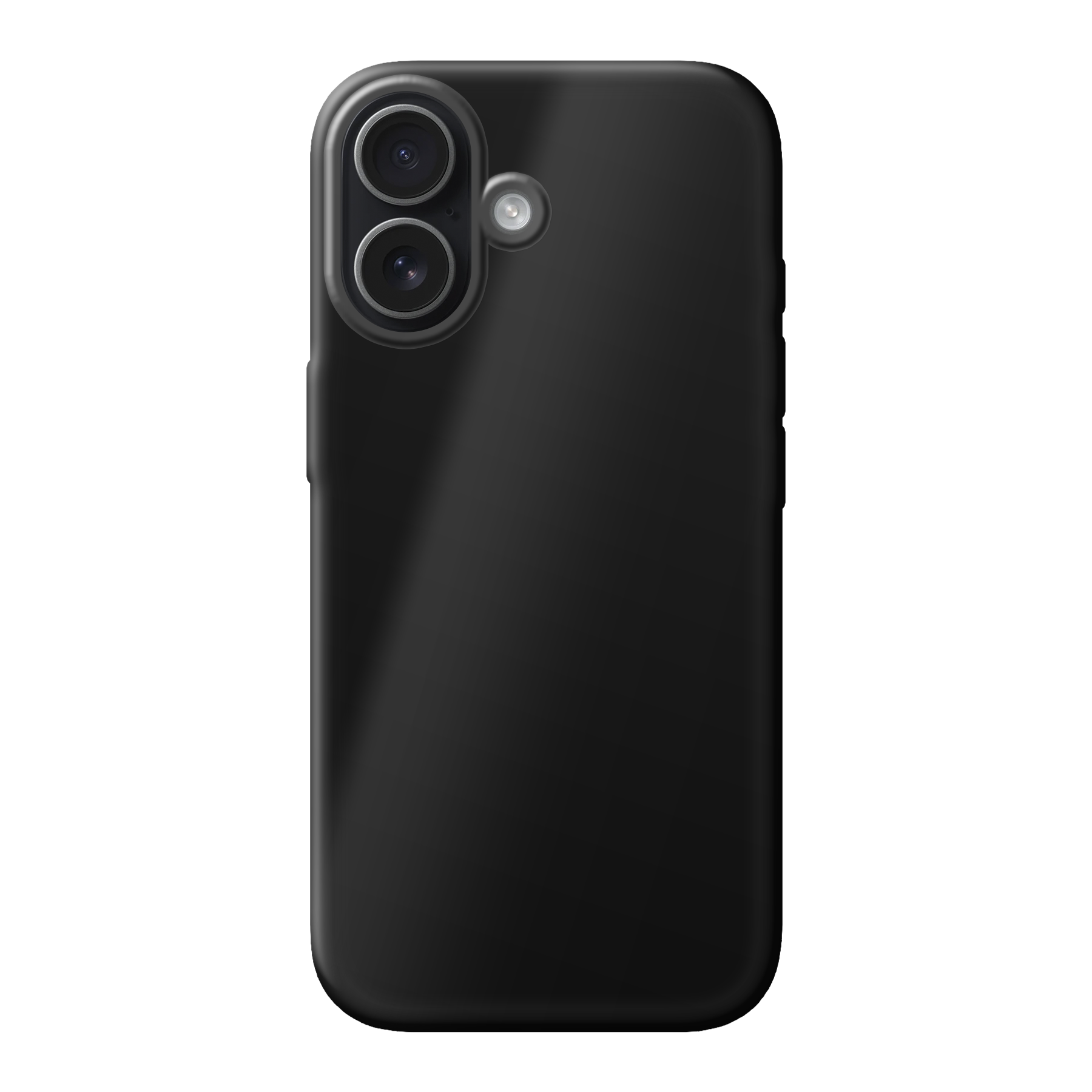 Apple iPhone 17 Zachte hoes (achterkant bedrukt, zwart)