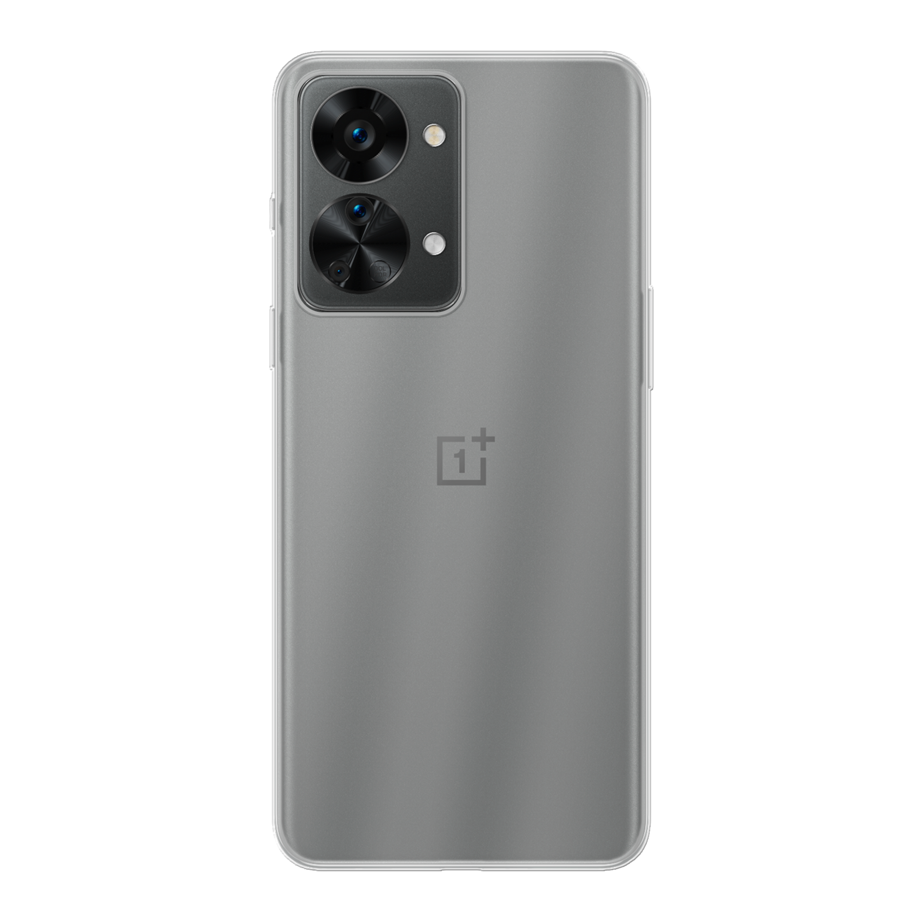 OnePlus Nord 2T Zachte hoes (achterkant bedrukt, transparant)