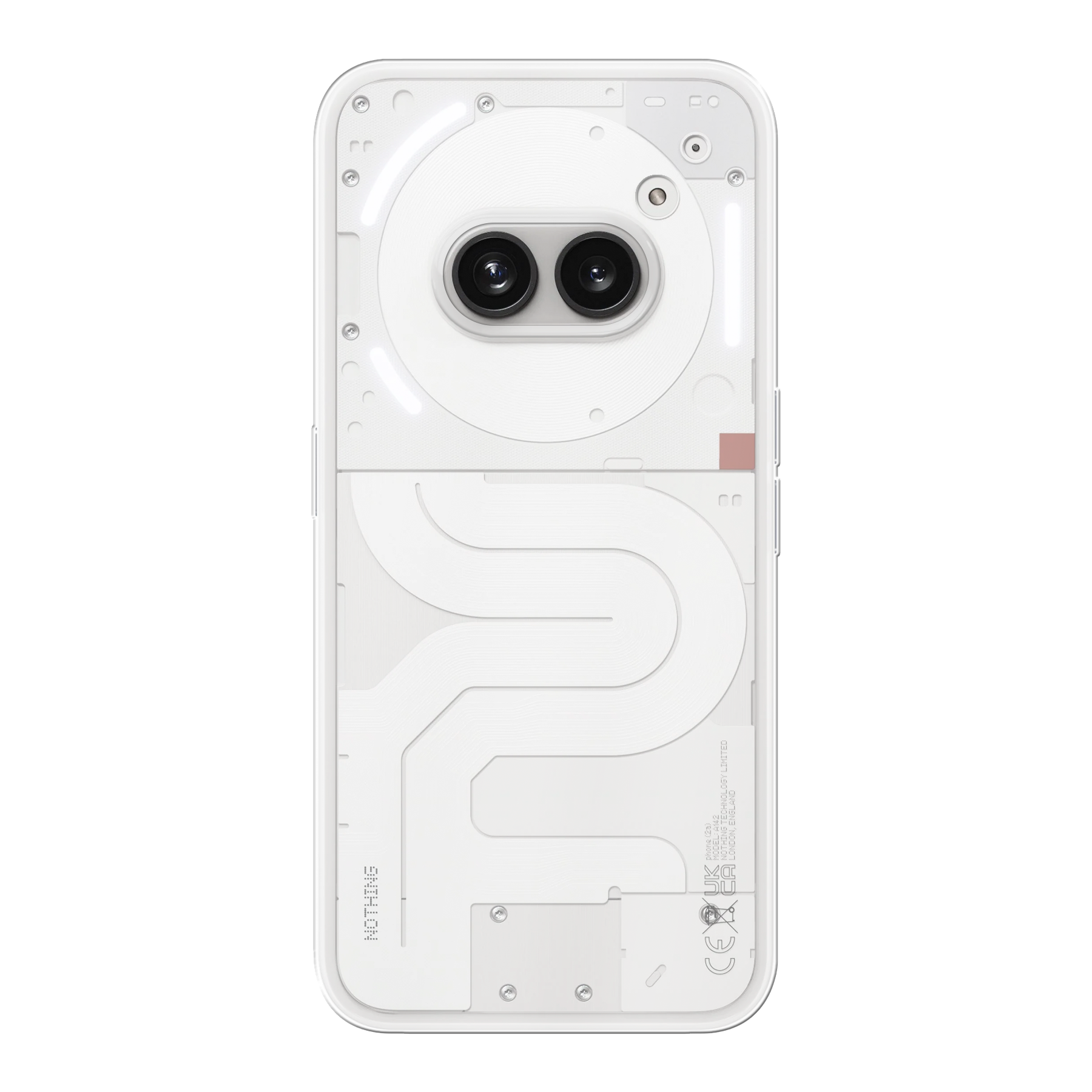Nothing Phone (2a) zachte case (achterkant bedrukt, transparant)