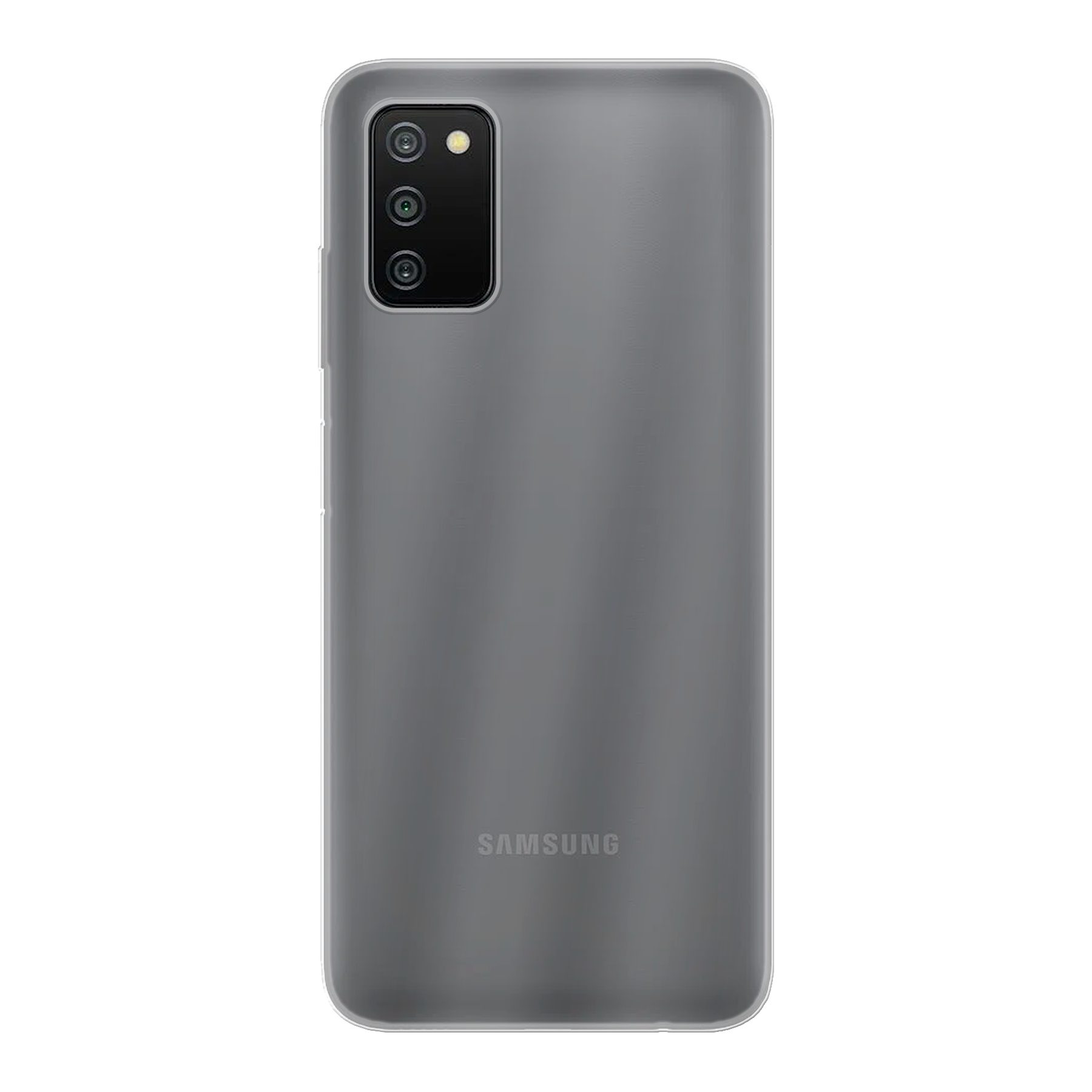 Samsung Galaxy A03s Zachte hoes (achterkant bedrukt, transparant)