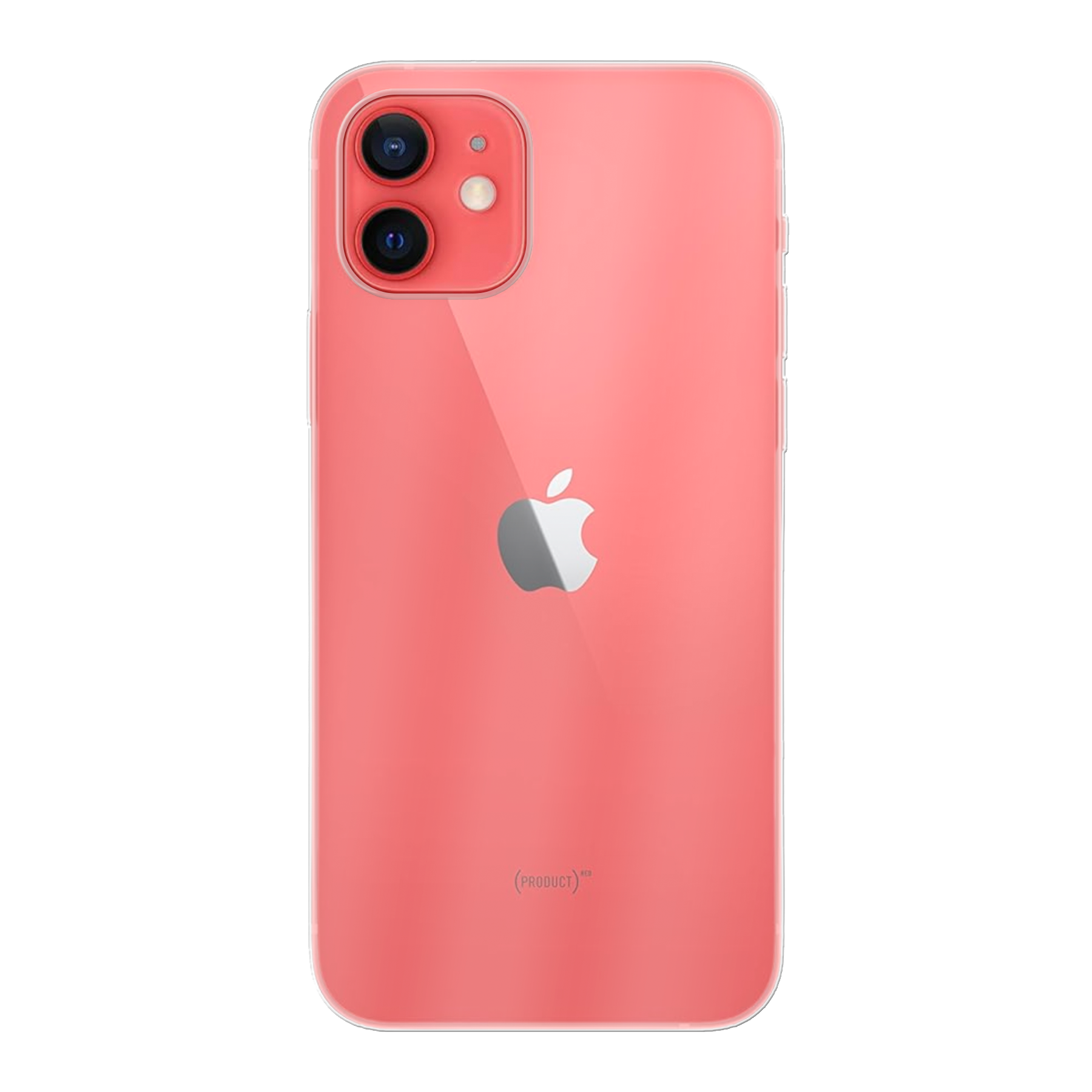 Apple iPhone 12 / iPhone 12 Pro Zachte hoes (achterkant bedrukt, transparant)
