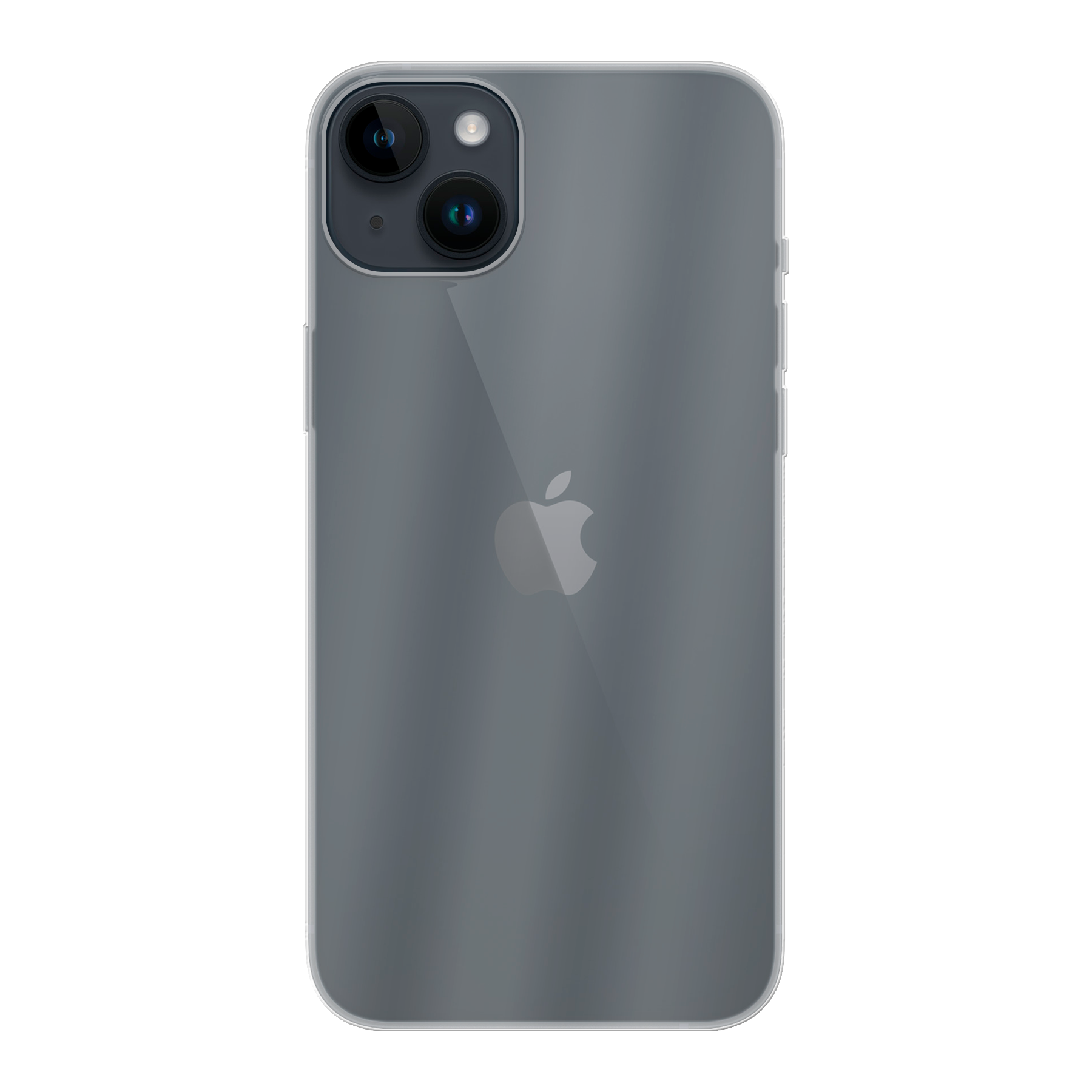 Apple iPhone 14 Plus Zachte hoes (achterkant bedrukt, transparant)