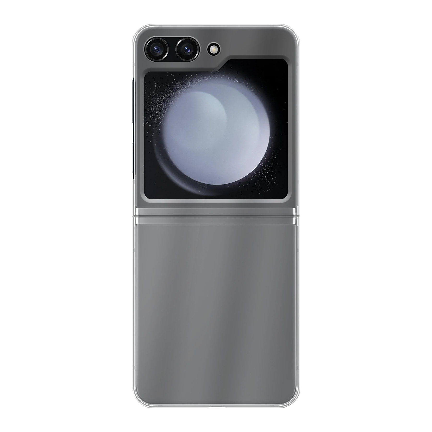 Samsung Galaxy Z Flip5 Hardcase (achterkant bedrukt, transparant)