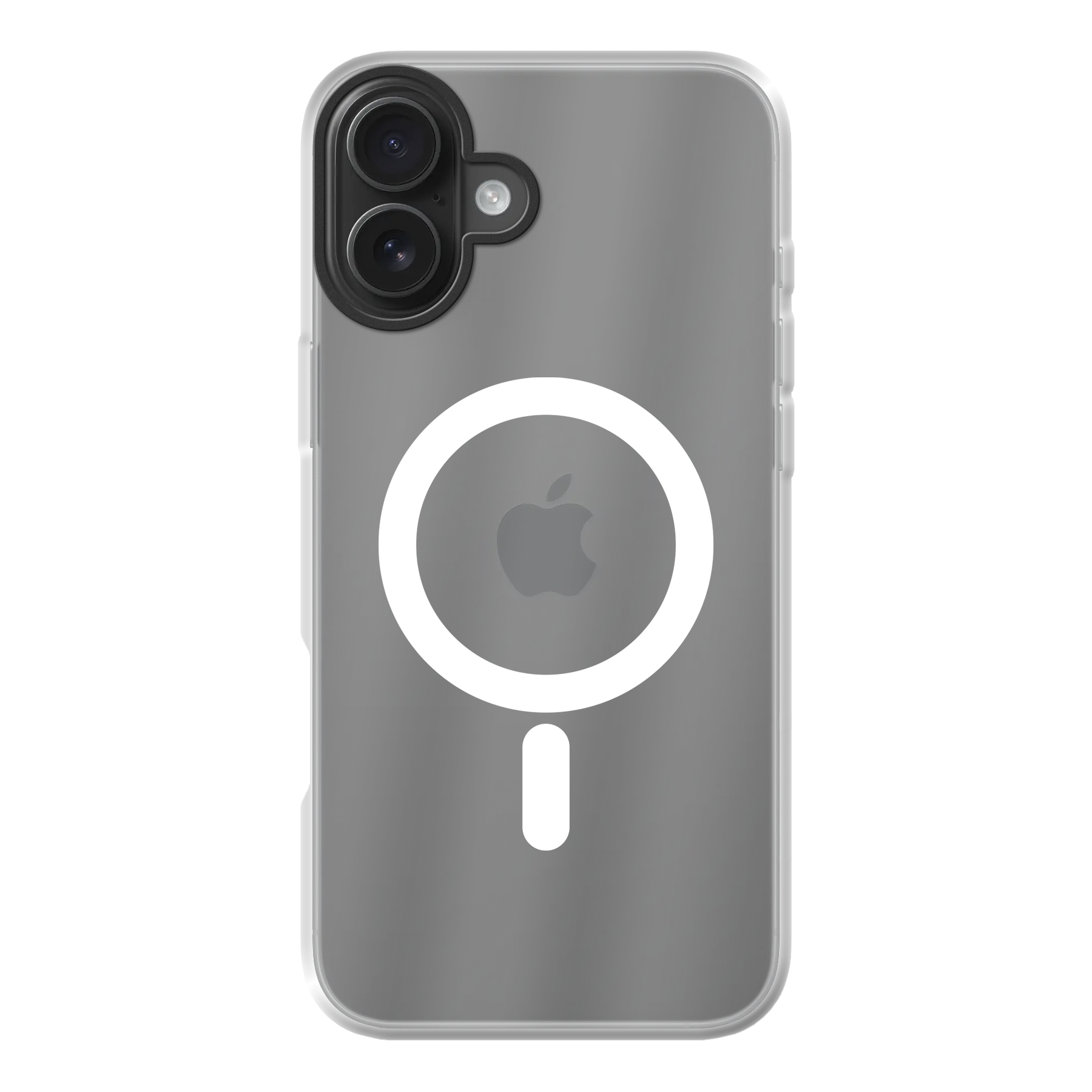 Apple iPhone 16 Plus Hybrid hoesje met MagSafe (achterkant bedrukt, transparant)