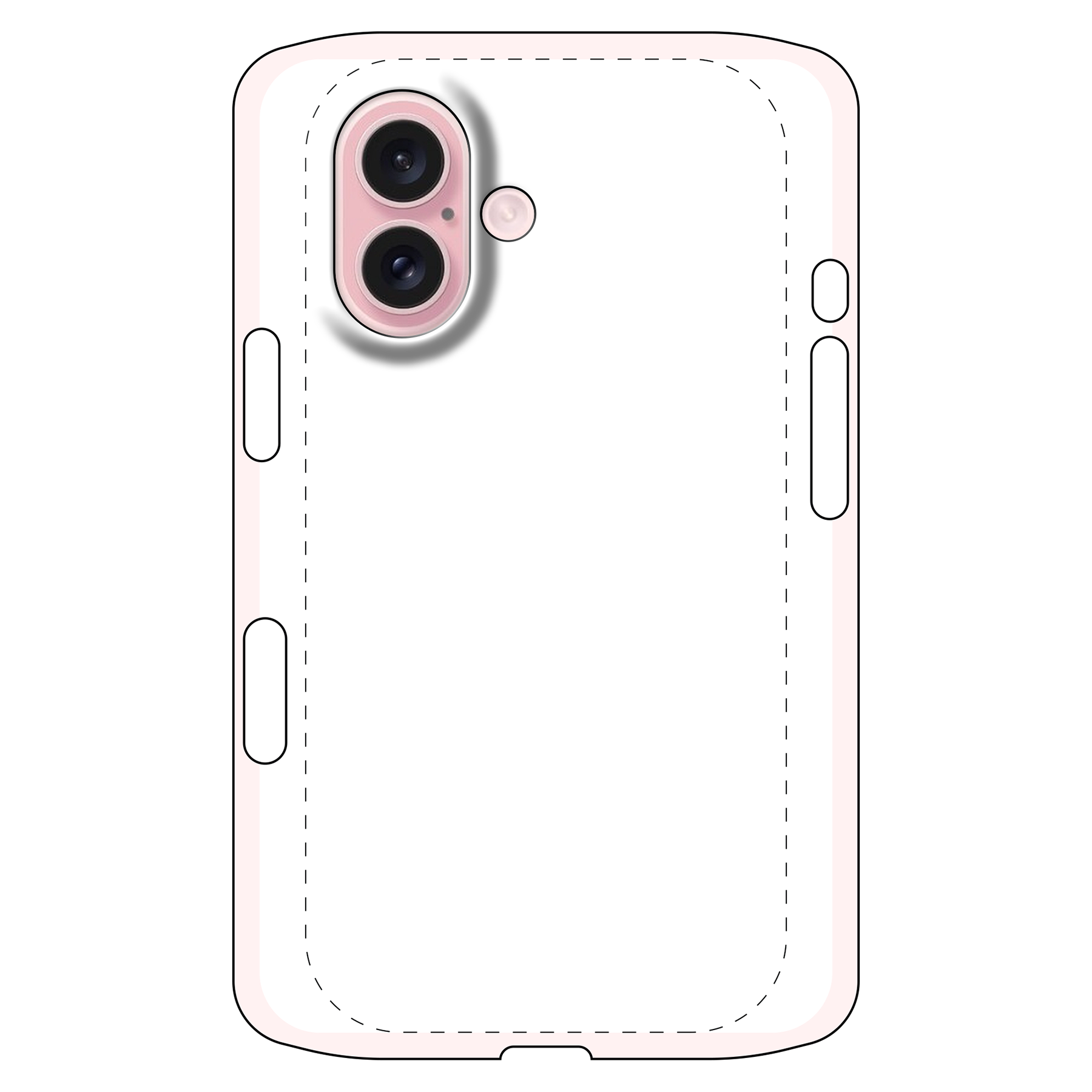 Apple iPhone 16 Hardcase (volledig bedrukt, glanzend)