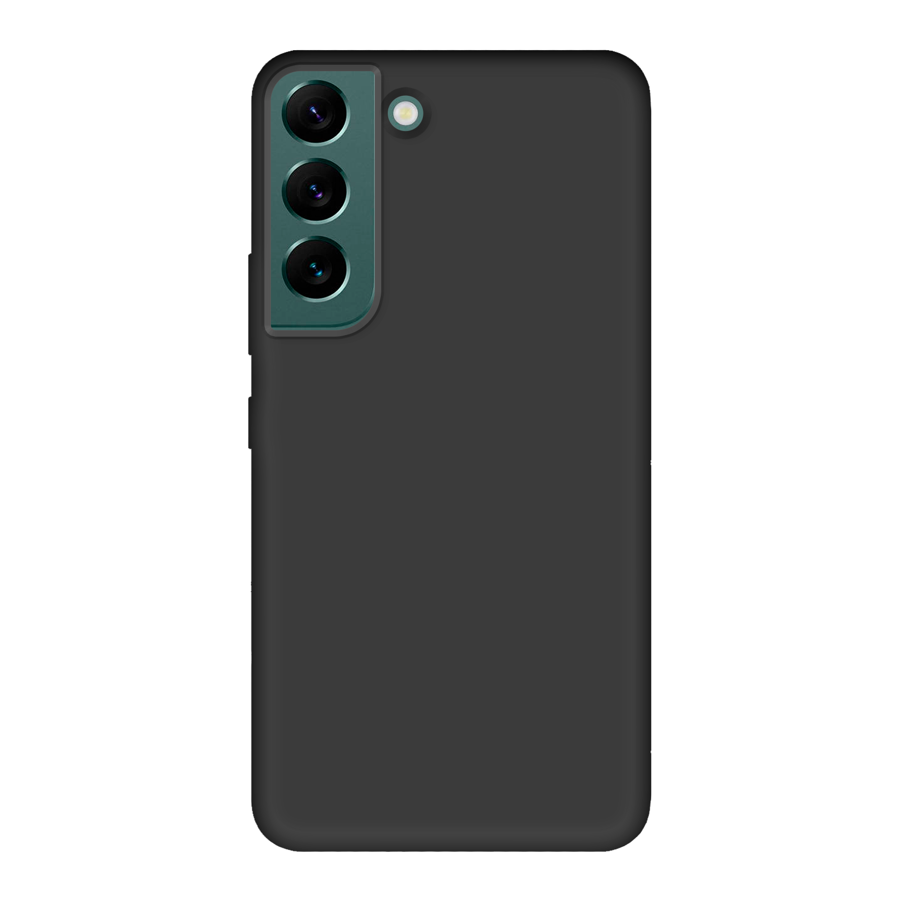 Samsung Galaxy S22 Biologisch afbreekbaar hoesje (achterkant bedrukt, zwart)