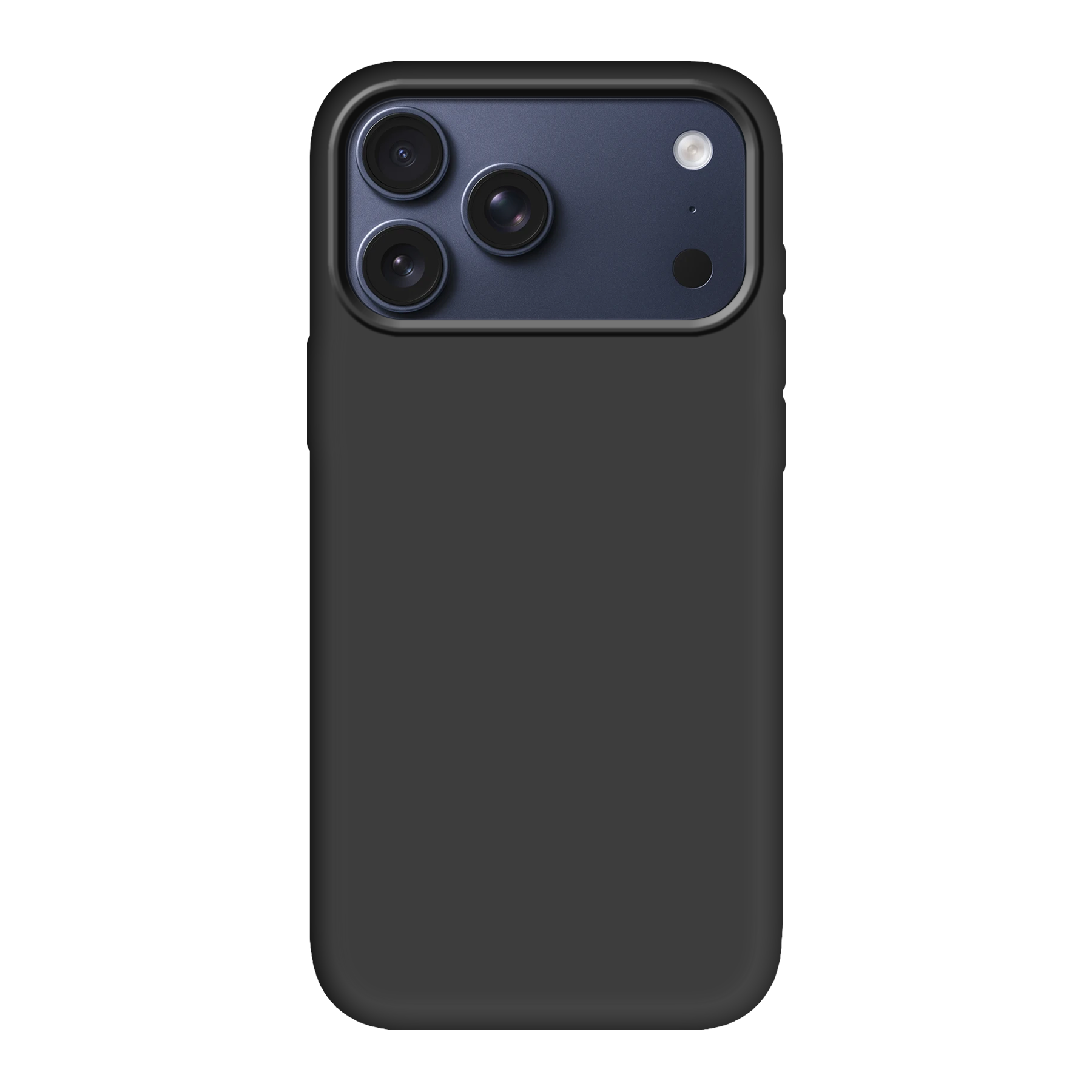 Apple iPhone 17 Pro Max Biologisch afbreekbaar hoesje (achterkant bedrukt, zwart)
