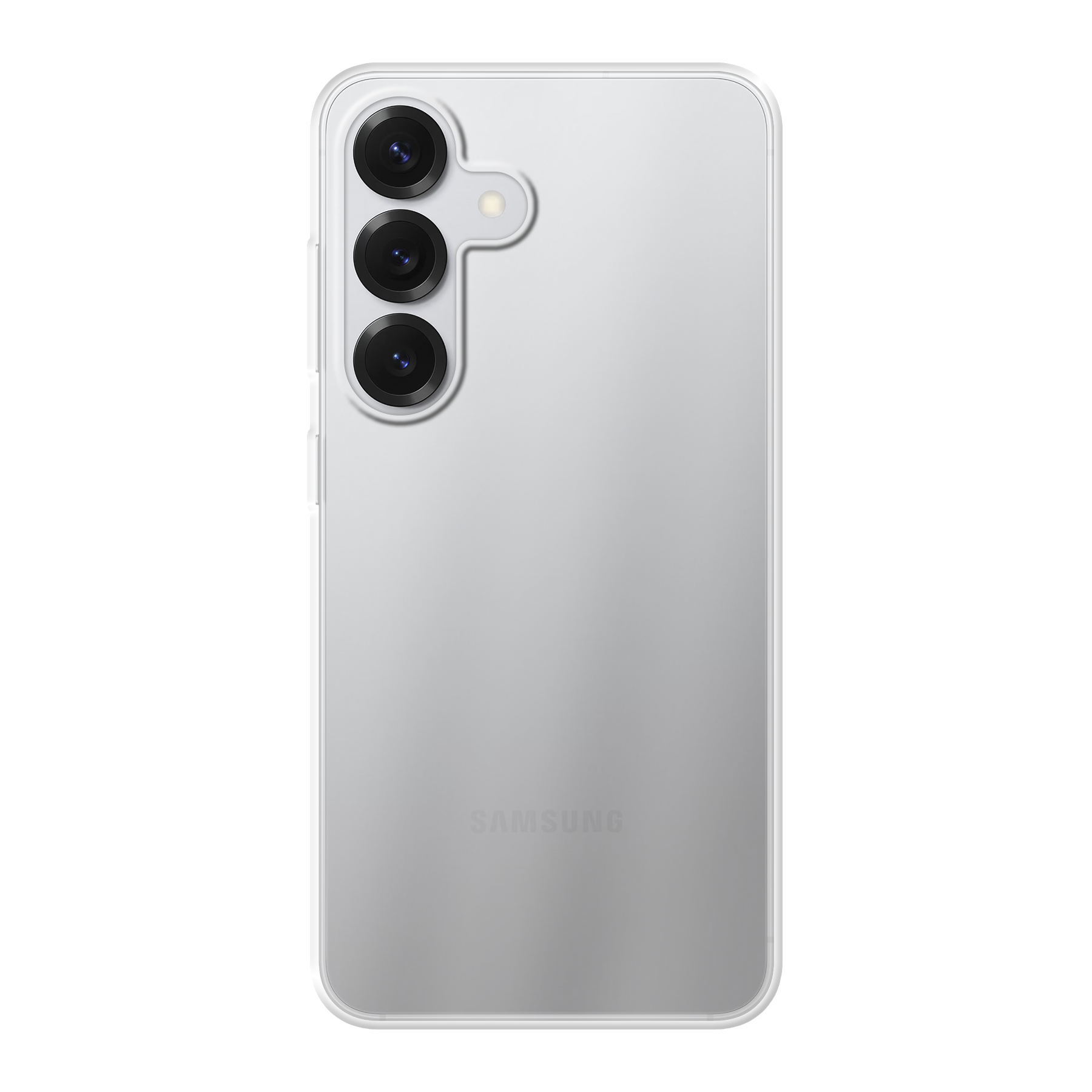 Samsung Galaxy S25 Zachte hoes (achterkant bedrukt, transparant)