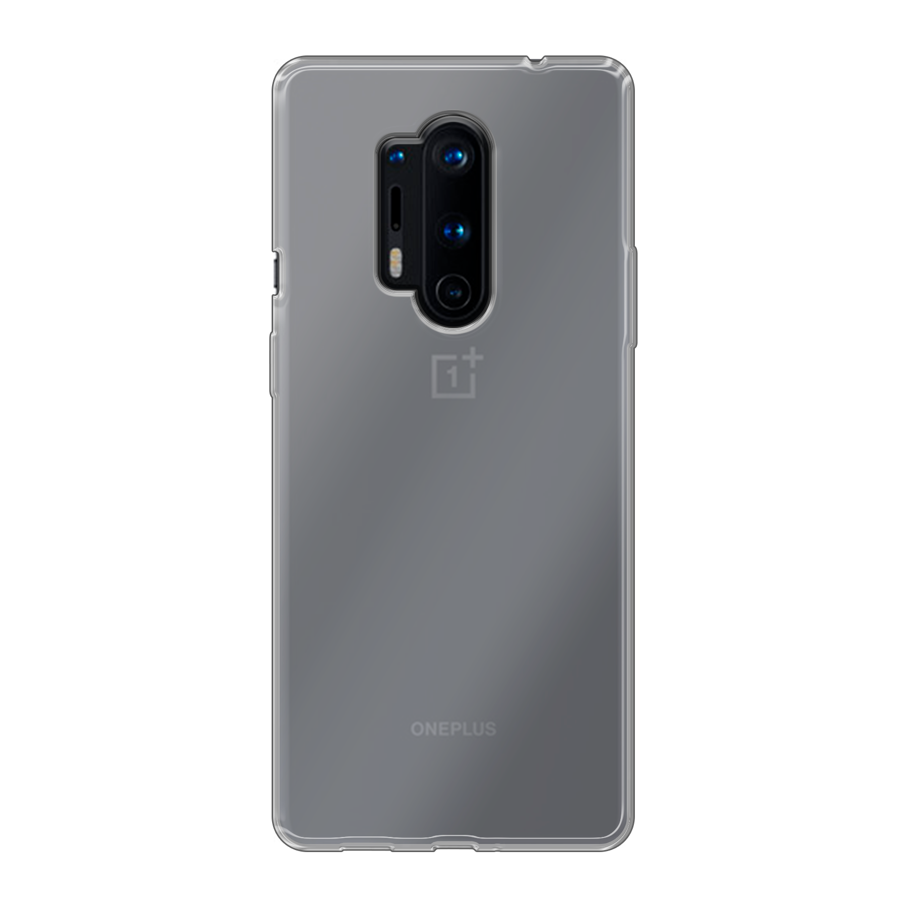 OnePlus 8 Pro Zachte hoes (achterkant bedrukt, transparant)