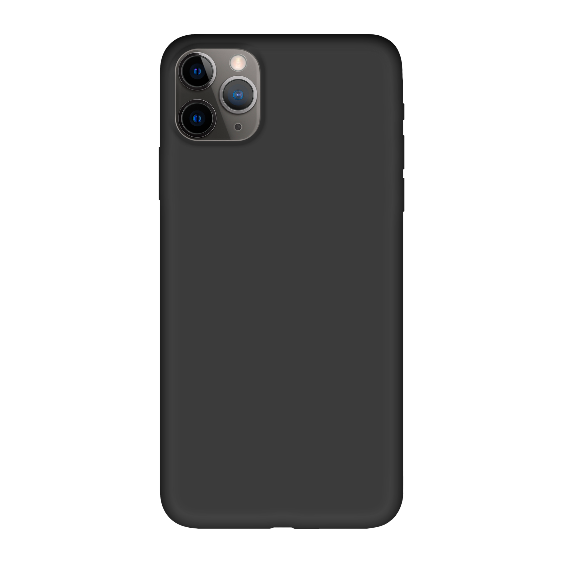 Apple iPhone 11 Pro Max Biologisch afbreekbaar hoesje (achterkant bedrukt, zwart)