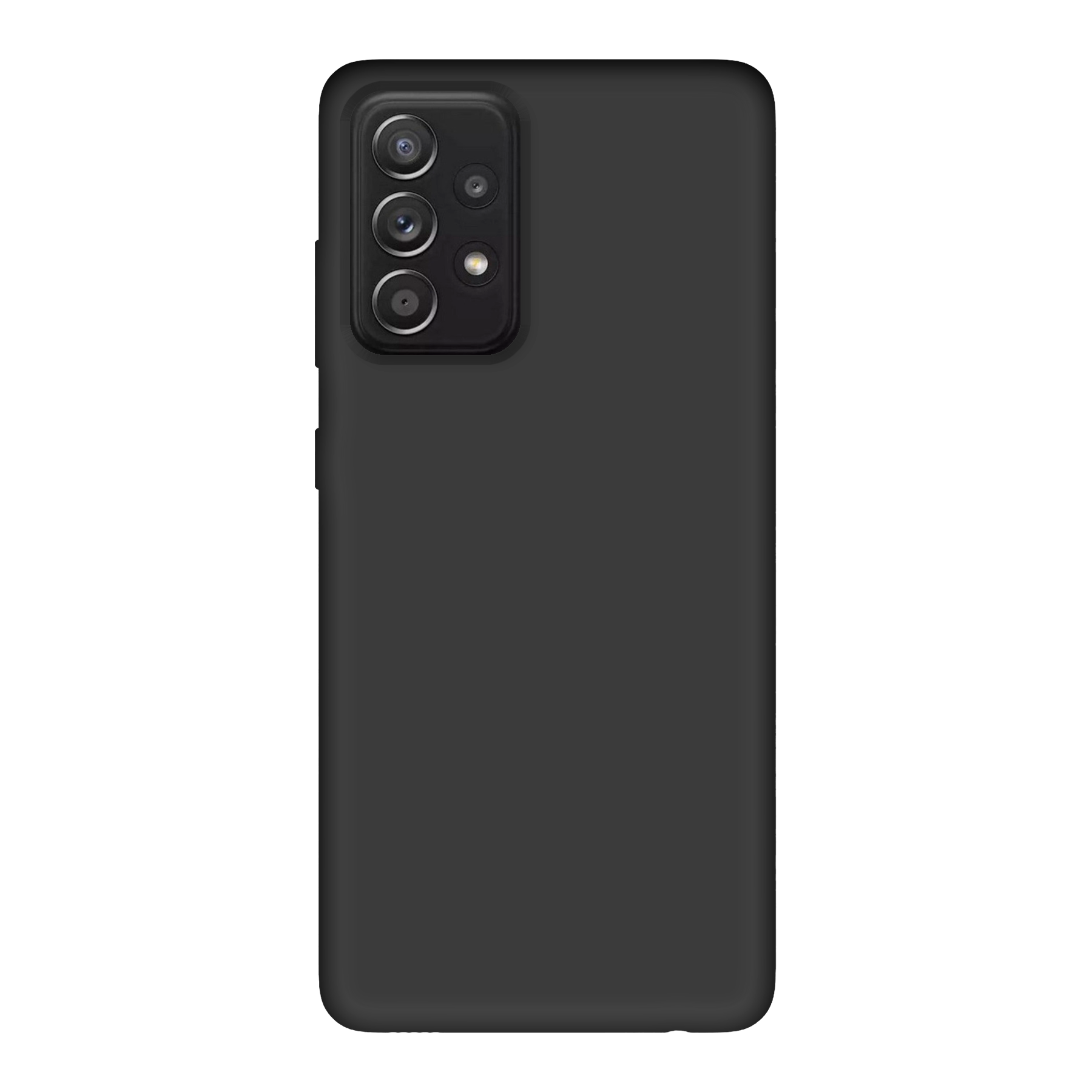 Samsung Galaxy A52 / Galaxy A52 5G / Galaxy A52s Biologisch afbreekbaar hoesje (achterkant bedrukt, zwart)