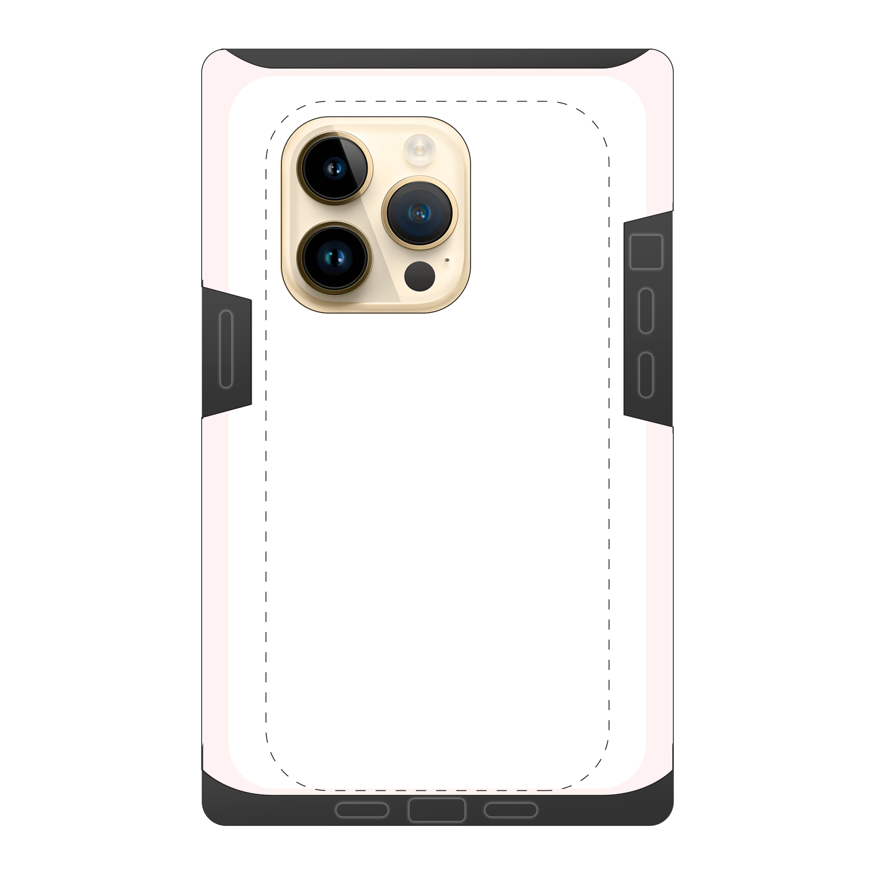 Apple iPhone 14 Pro Tough case (volledig bedrukt, zwarte inzet)