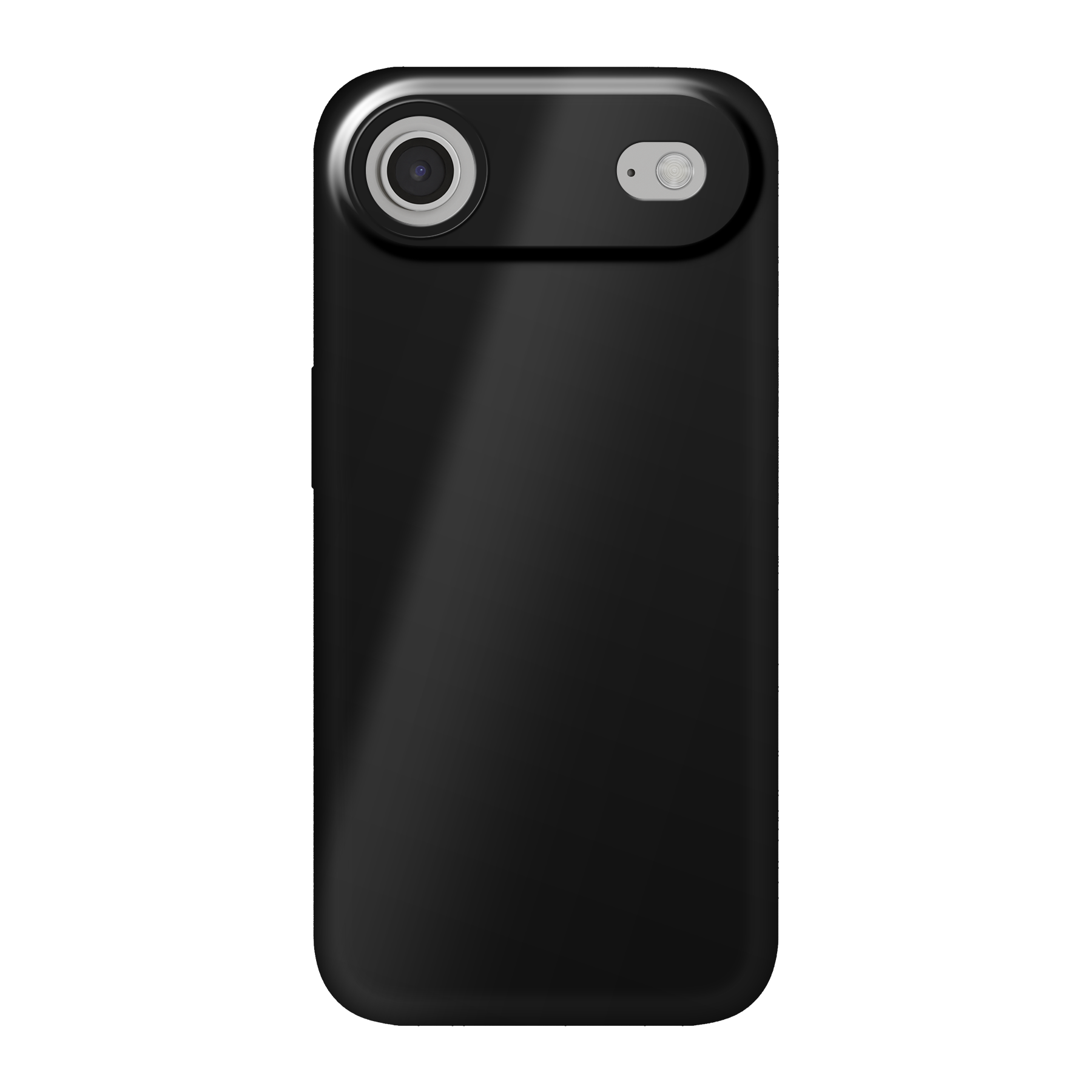 Apple iPhone Air Soft case (achterkant bedrukt, zwart)