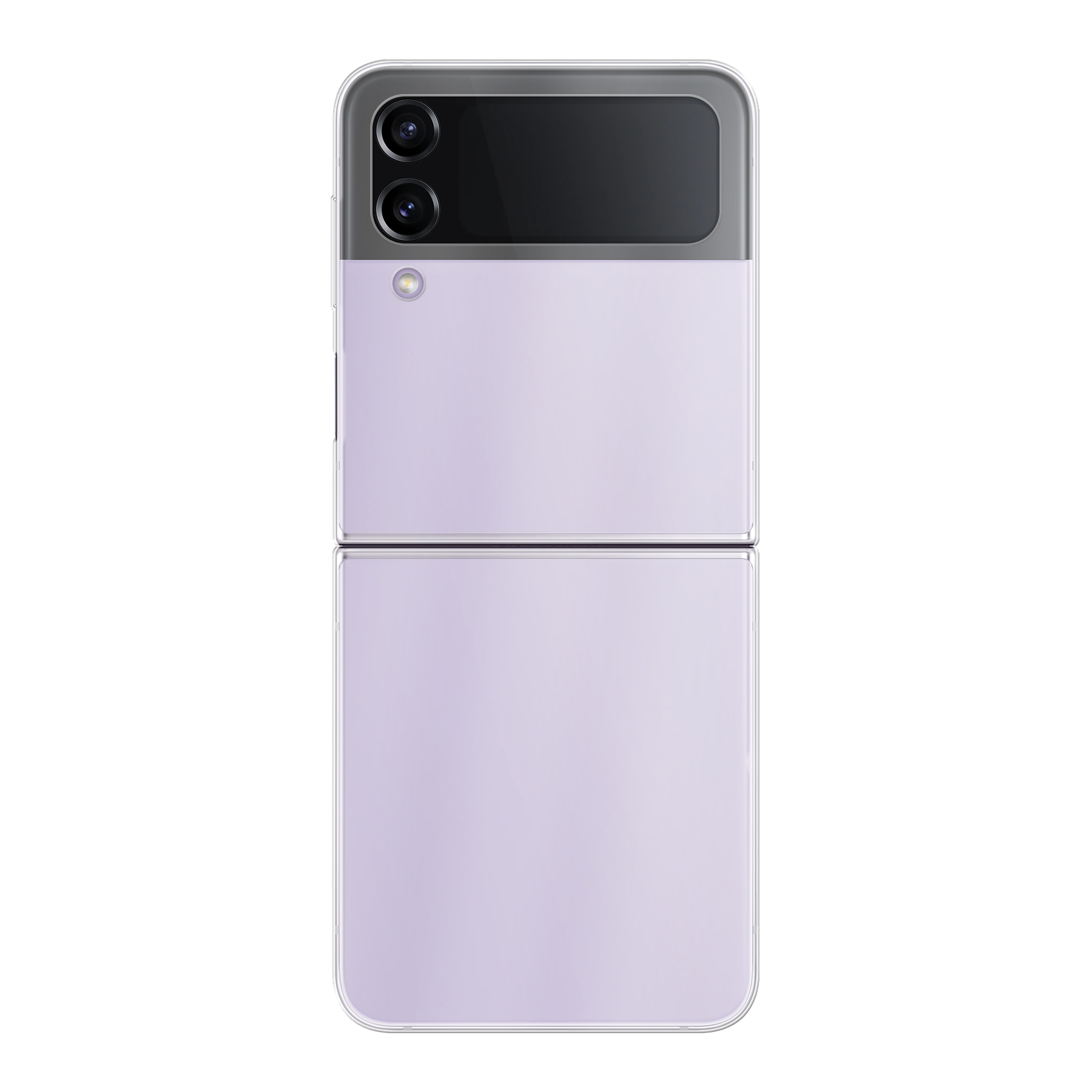 Samsung Galaxy Z Flip4 Zachte hoes (achterkant bedrukt, transparant)