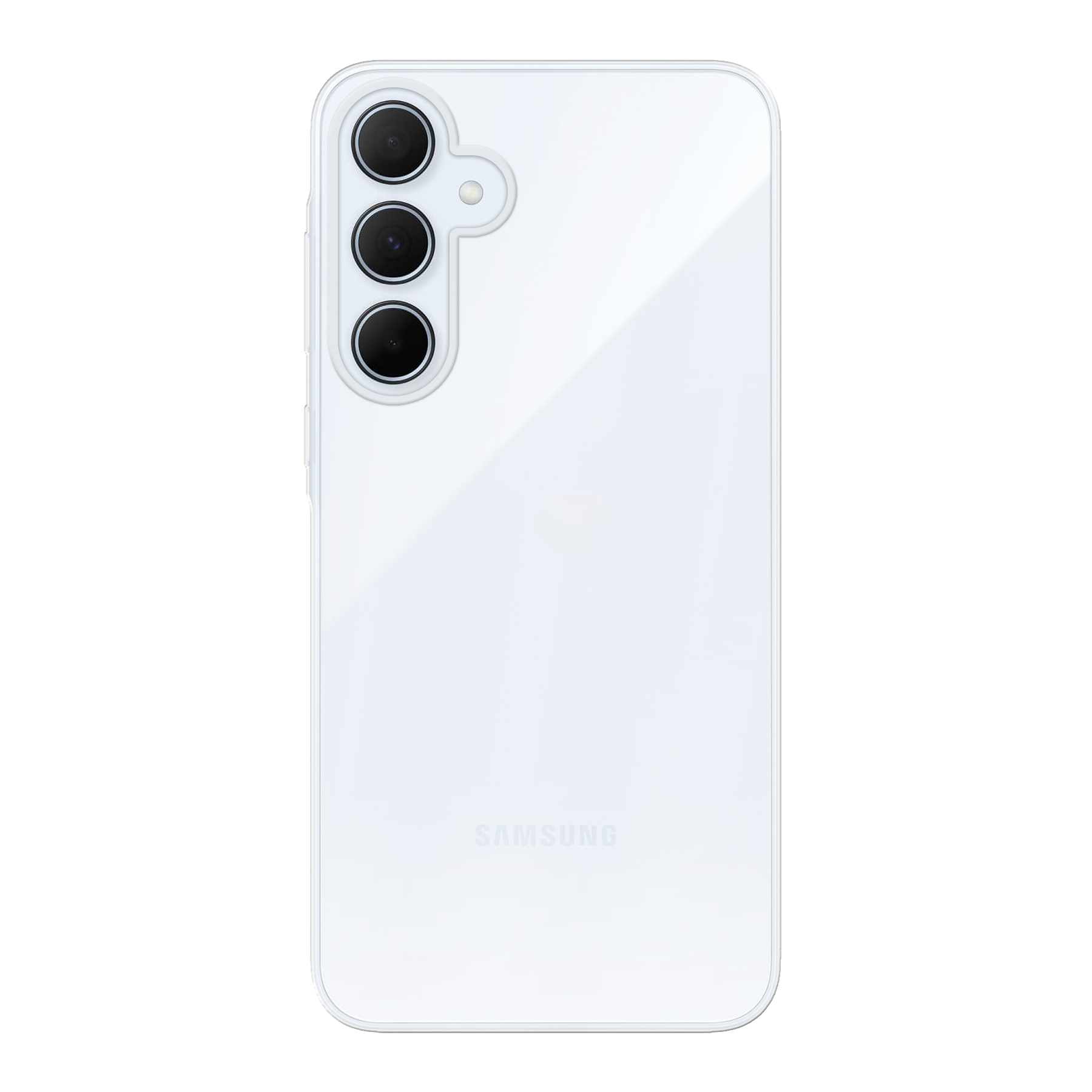 Samsung Galaxy A35 Zachte hoes (achterkant bedrukt, transparant)