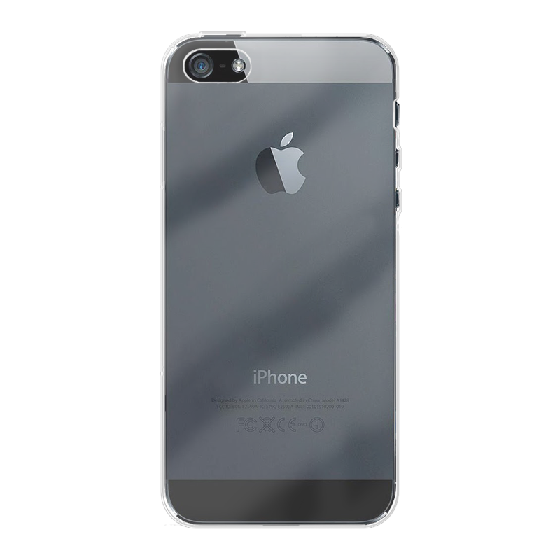 Apple iPhone 5 / 5s / SE (2016) Zachte hoes (achterkant bedrukt, transparant)