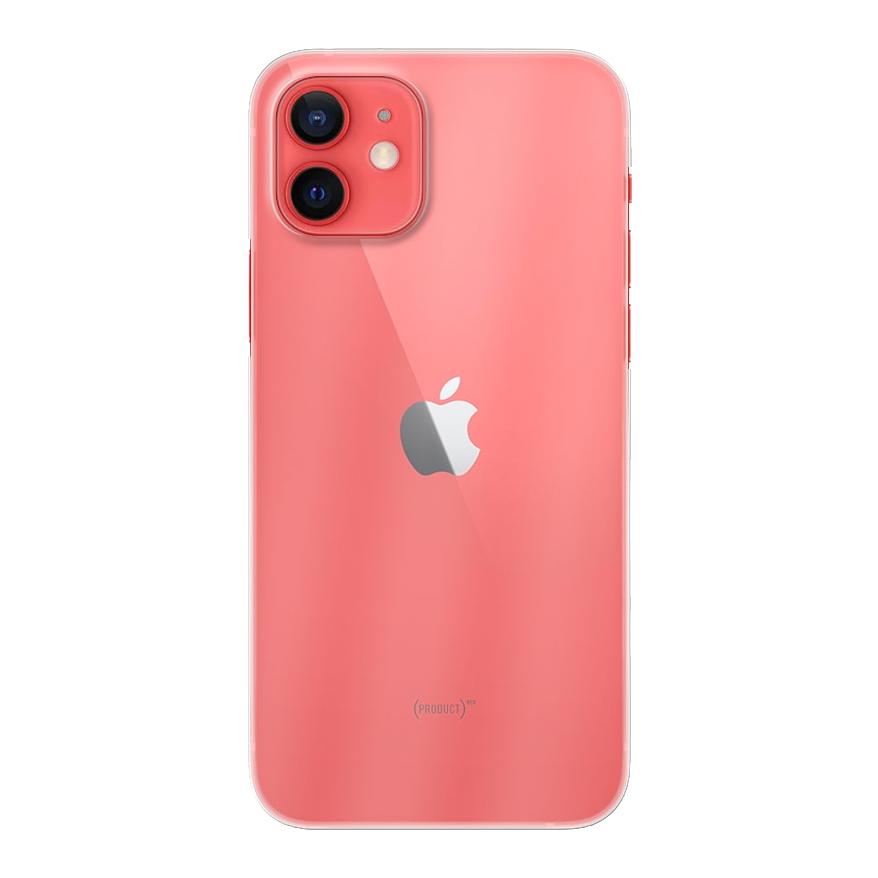 Apple iPhone 12 / iPhone 12 Pro Hardcase (achterkant bedrukt, transparant)